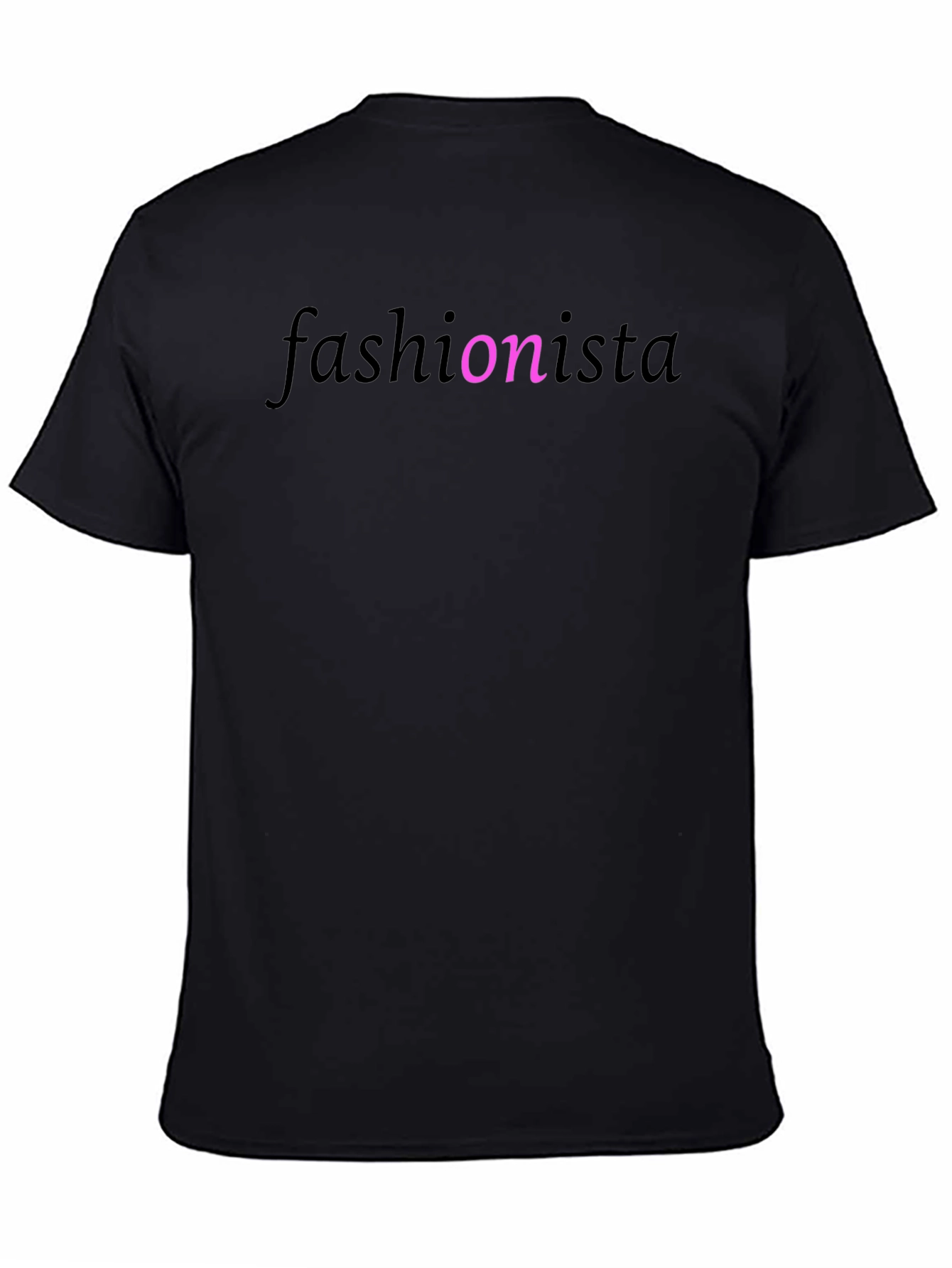 Fashionista Black T-Shirt for Style Enthusiasts - 4