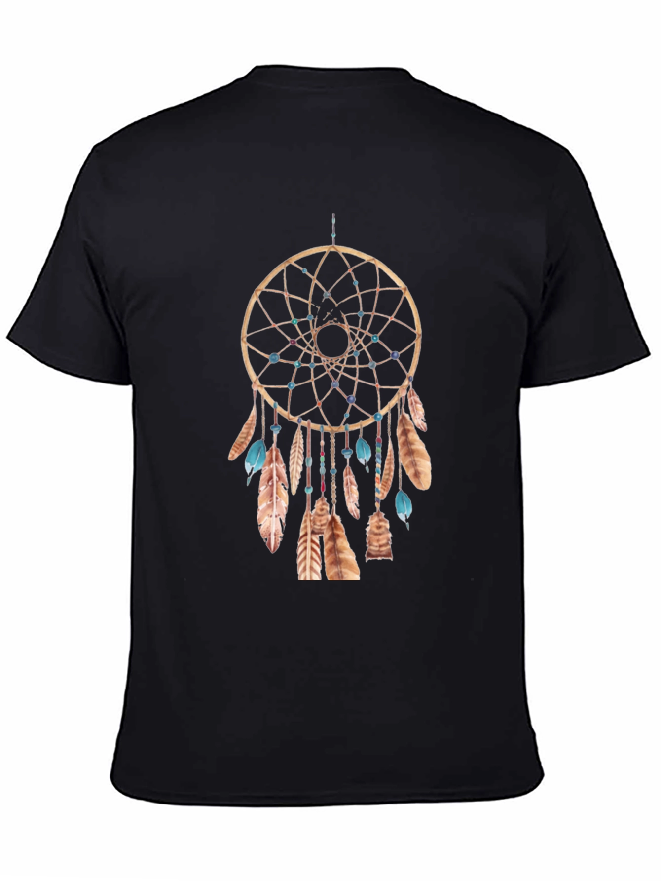 Black Dreamcatcher Graphic T-Shirt view 4