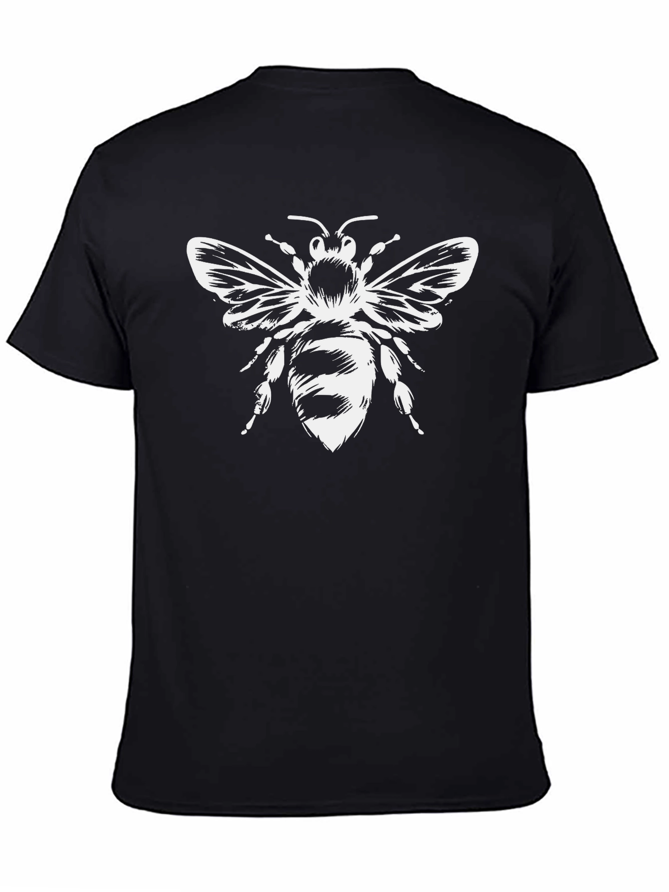 Black Black Bee Graphic Tee - Stylish Insect Design view 4