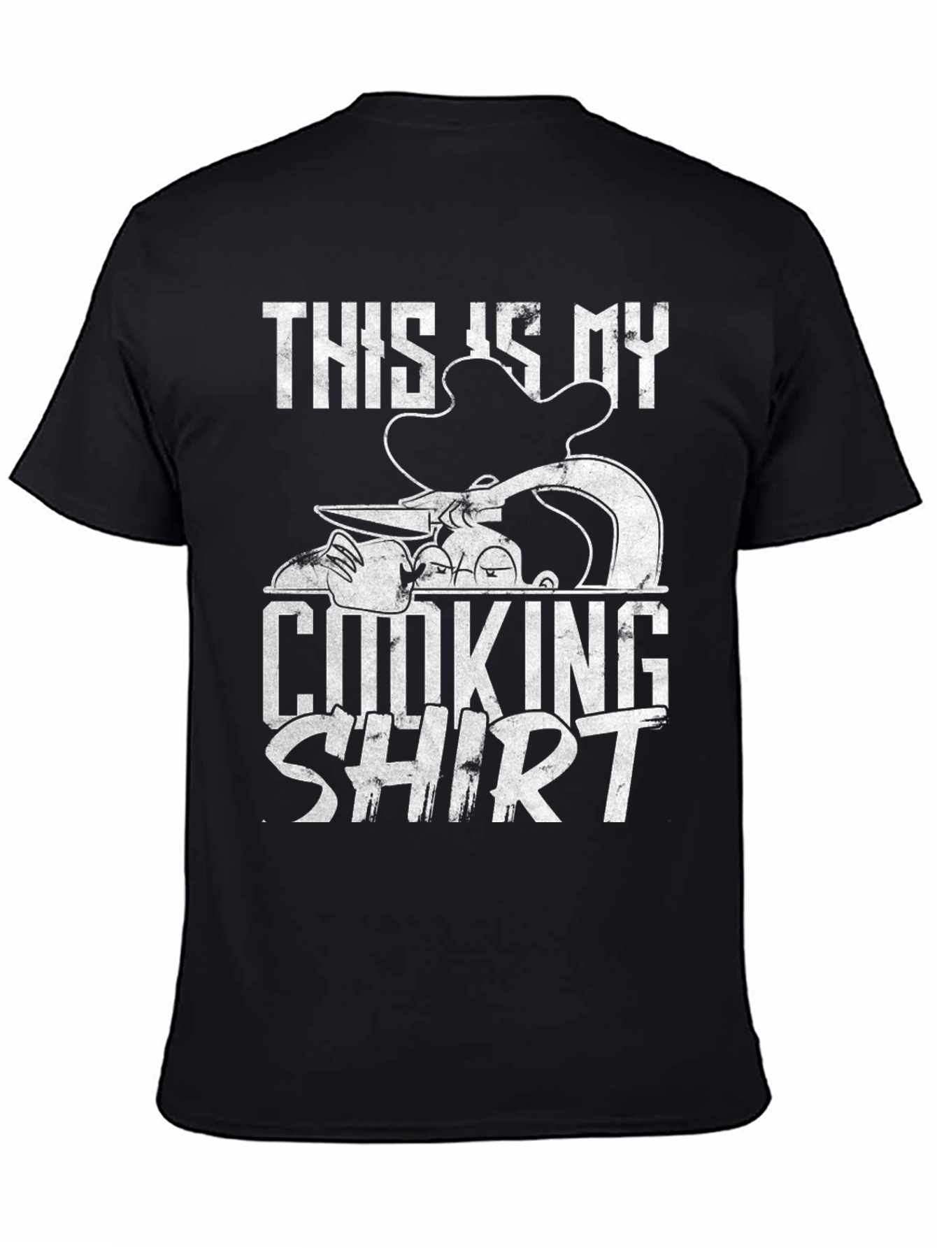 Black This is My Cooking Shirt - Chef T-Shirt view 4