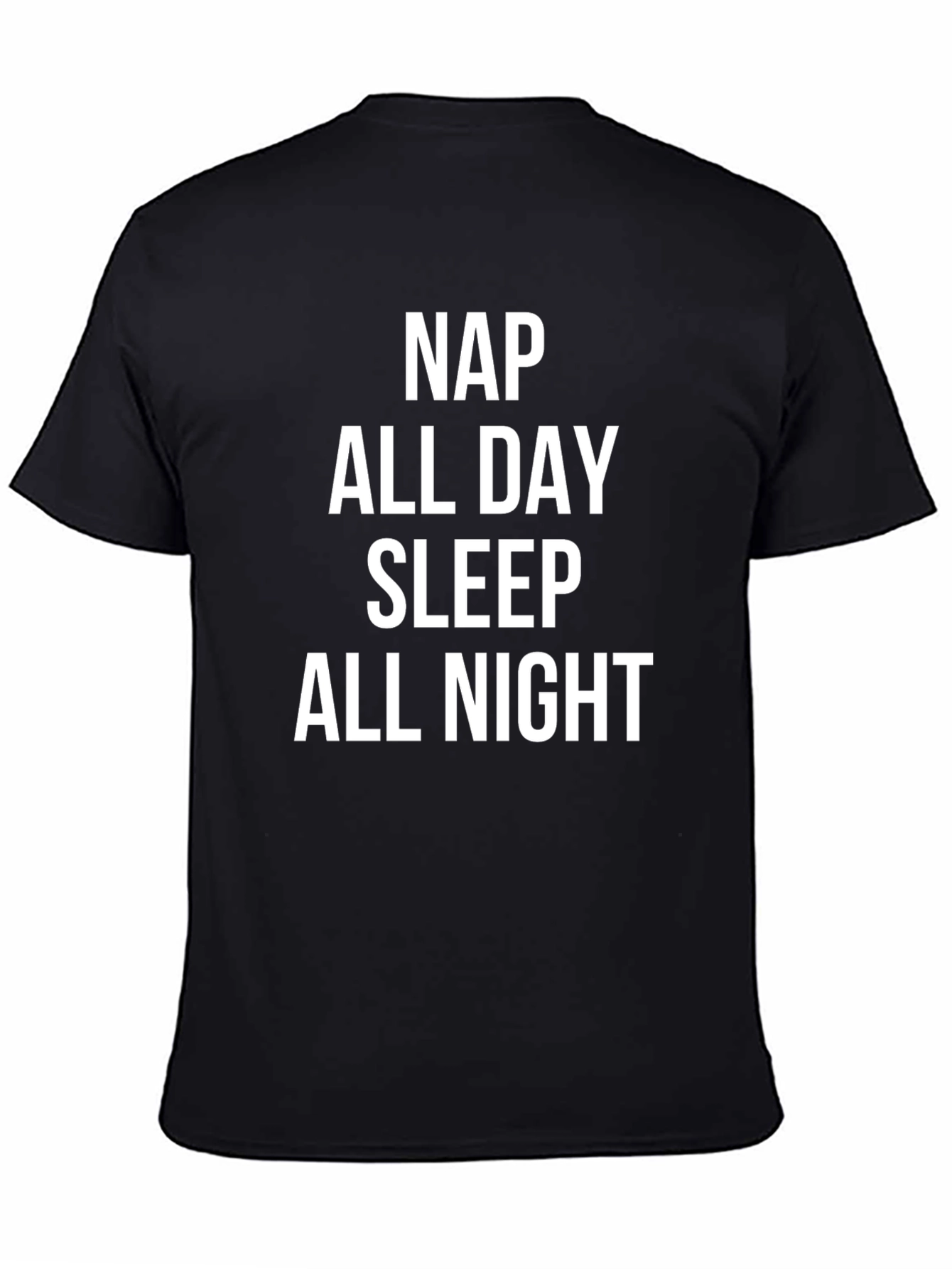Black Nap All Day Sleep All Night Graphic Tee view 4