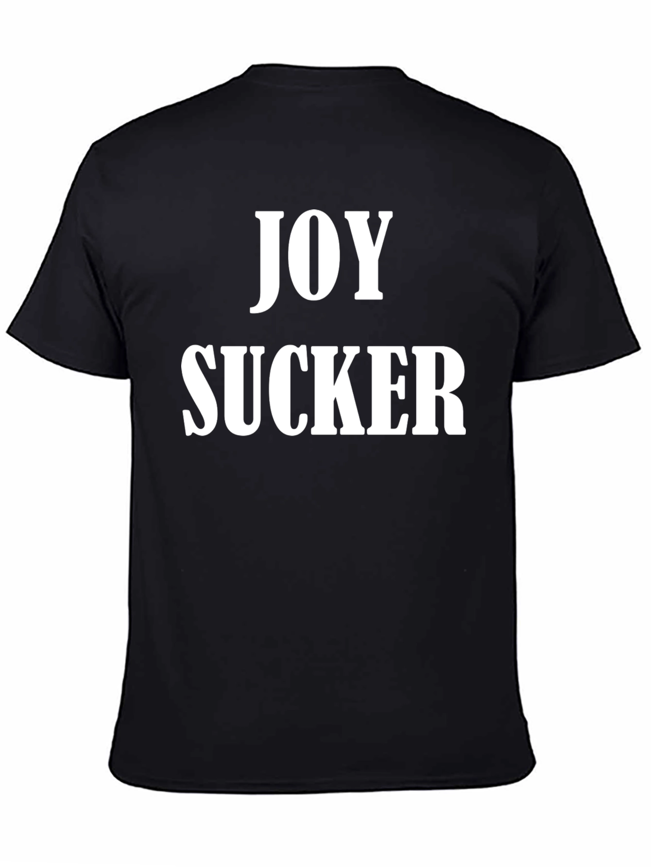 Black Joy Sucker Graphic Tee - Bold Statement T-Shirt view 4