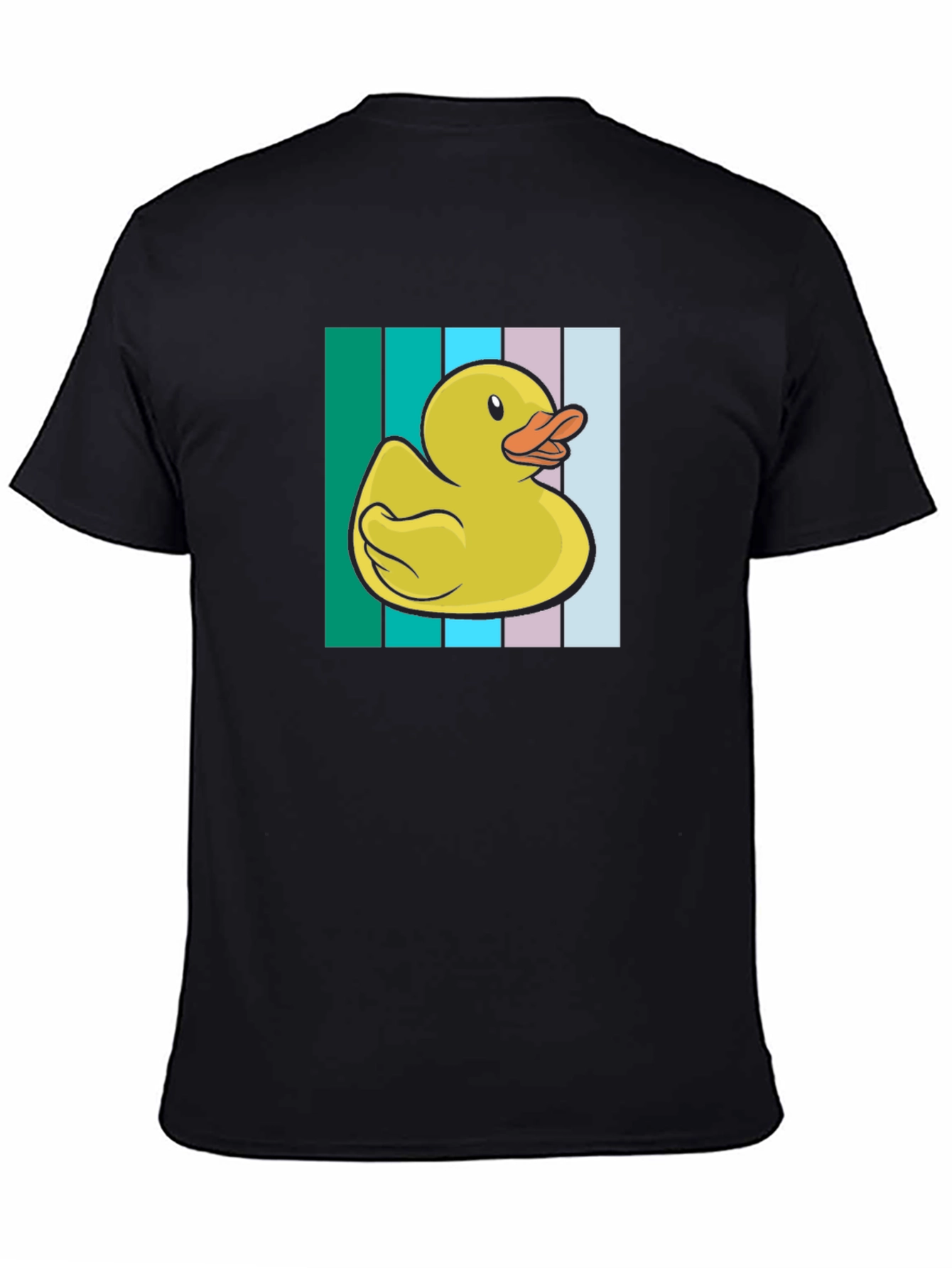Black Rubber Duck T-Shirt - Fun and Quirky Design view 4