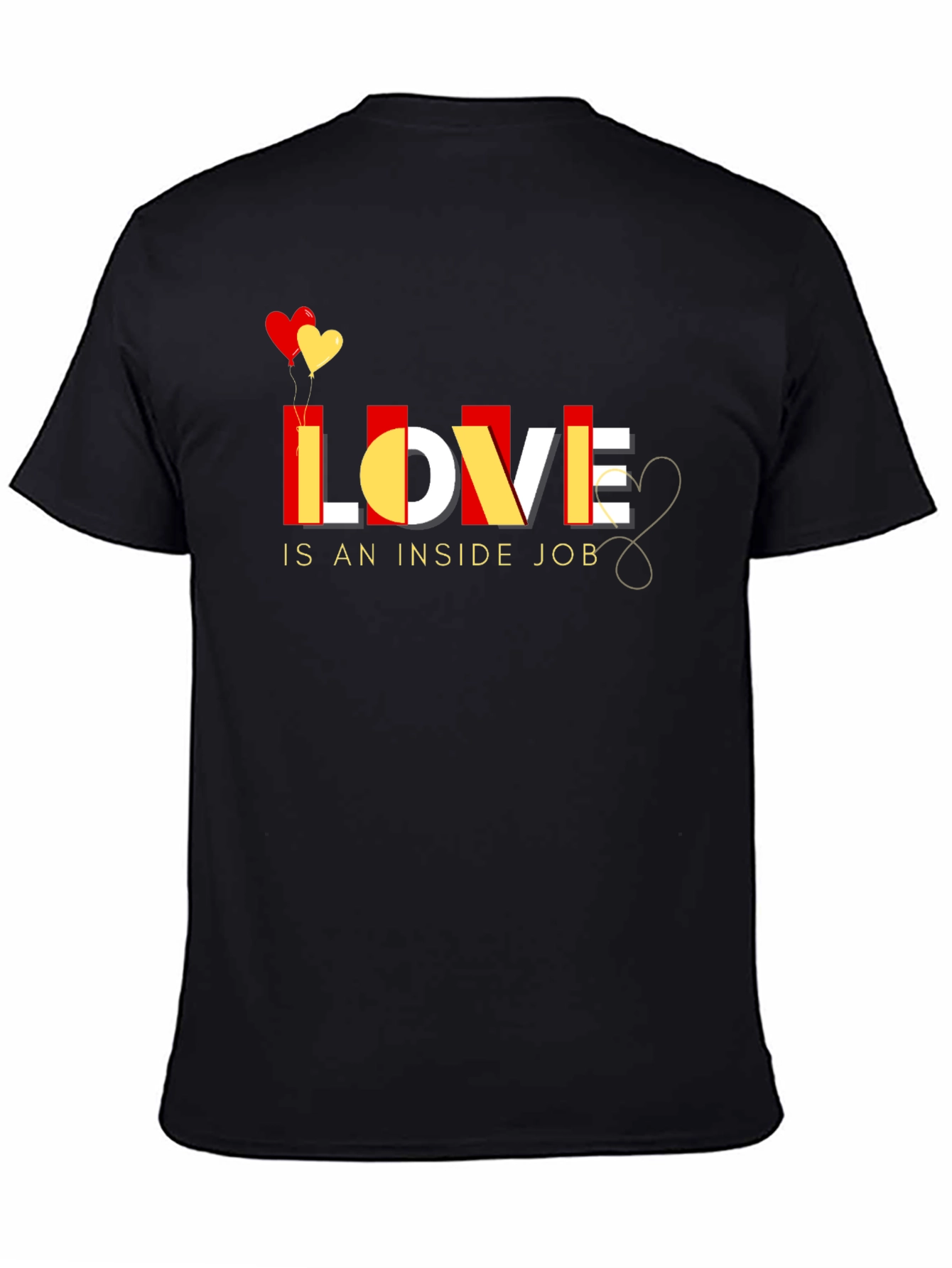 Black Love Is An Inside Job T-Shirt view 4