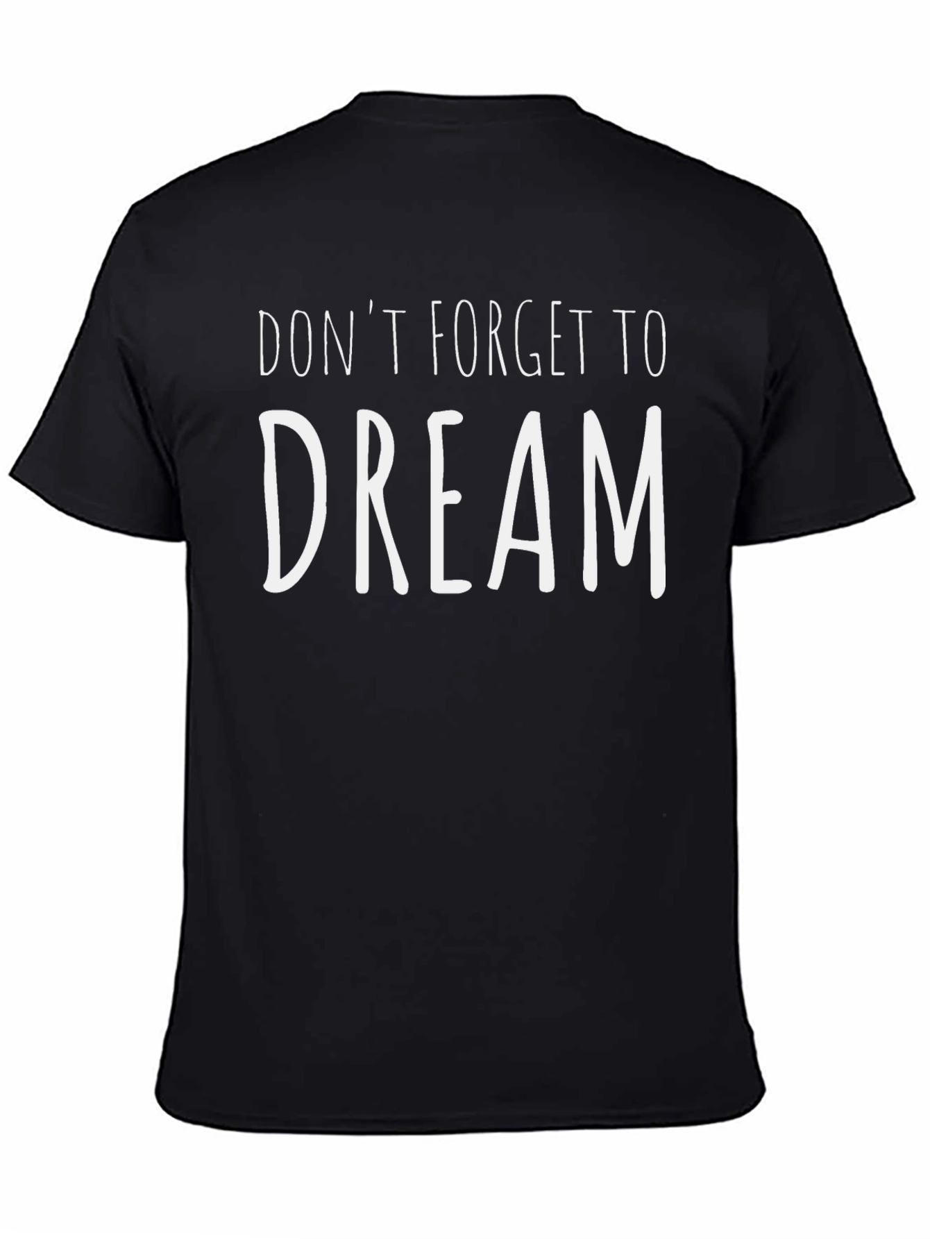 Black Dream Graphic T-Shirt - Motivational Tee view 4