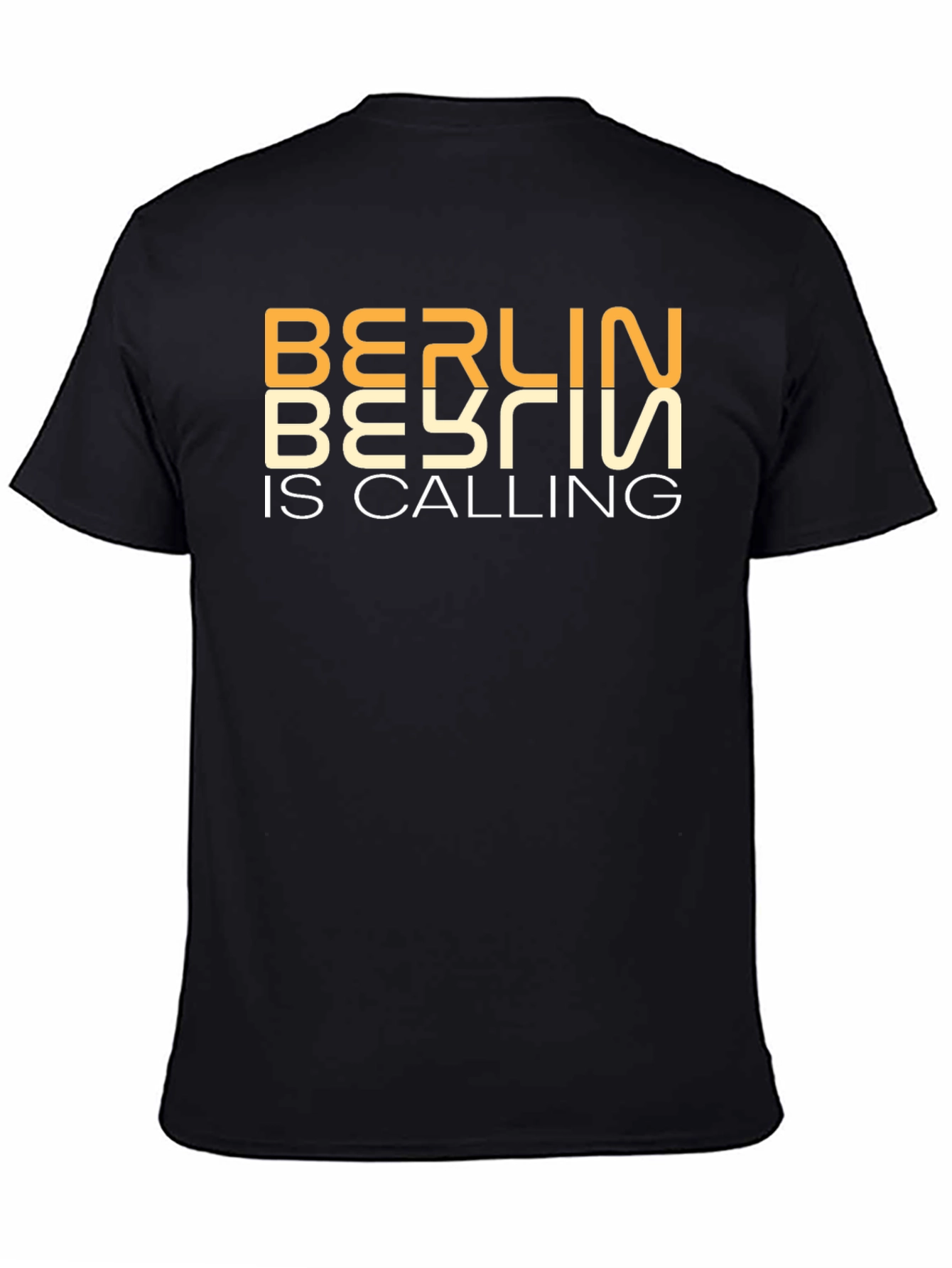 Black Berlin is Calling Graphic Tee - Retro Style view 4