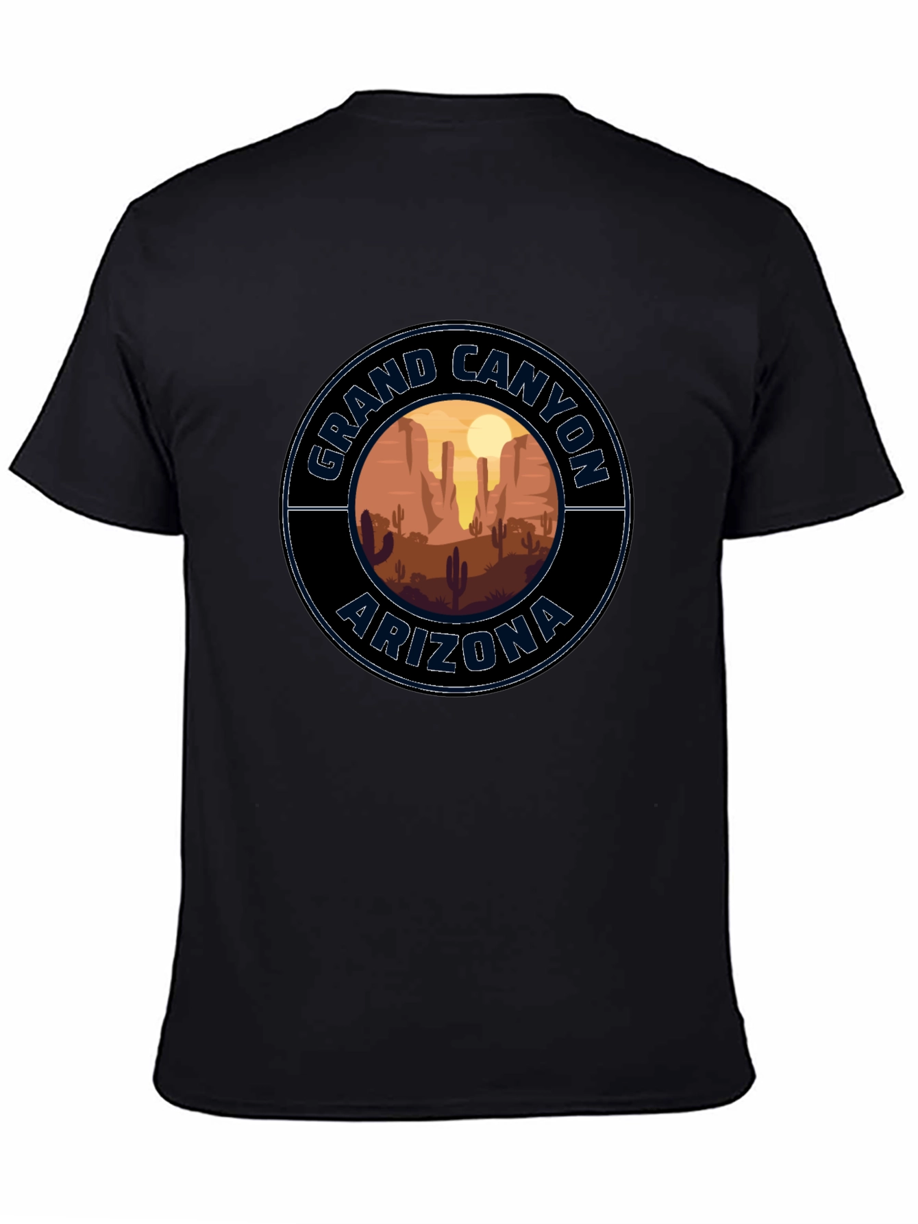 Black Grand Canyon Arizona Graphic Tee view 4