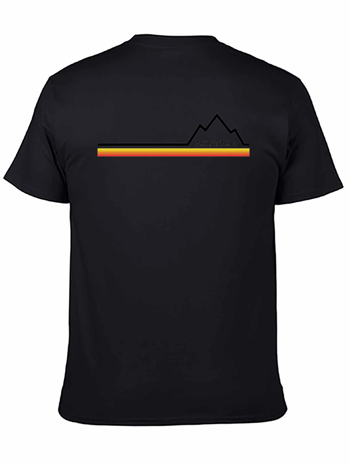 Black Palisades Tahoe Graphic Tee - Retro Style view 4