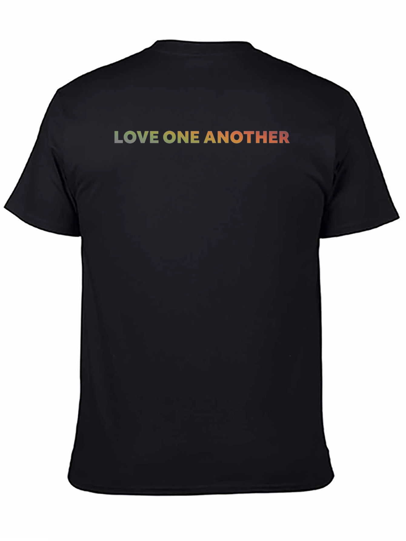 Black Love One Another Black T-Shirt view 4
