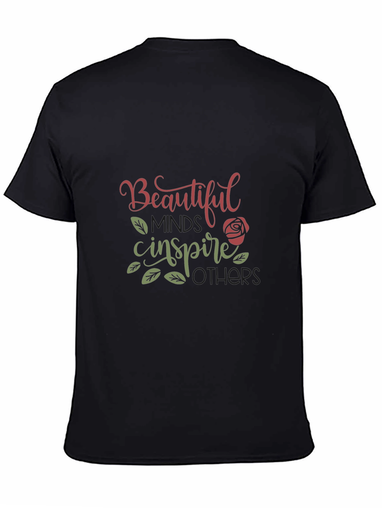 Black Beautiful Minds Inspire Others Graphic Tee view 4