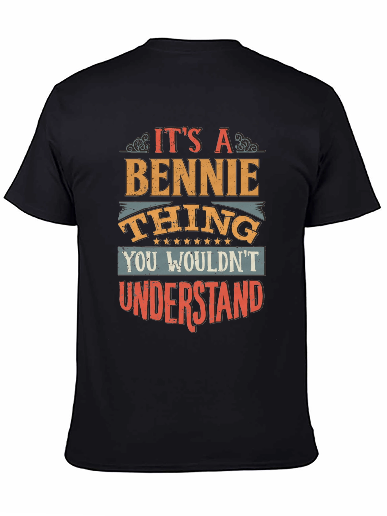 Black It's A Bennie Thing - Graphic T-Shirt view 4