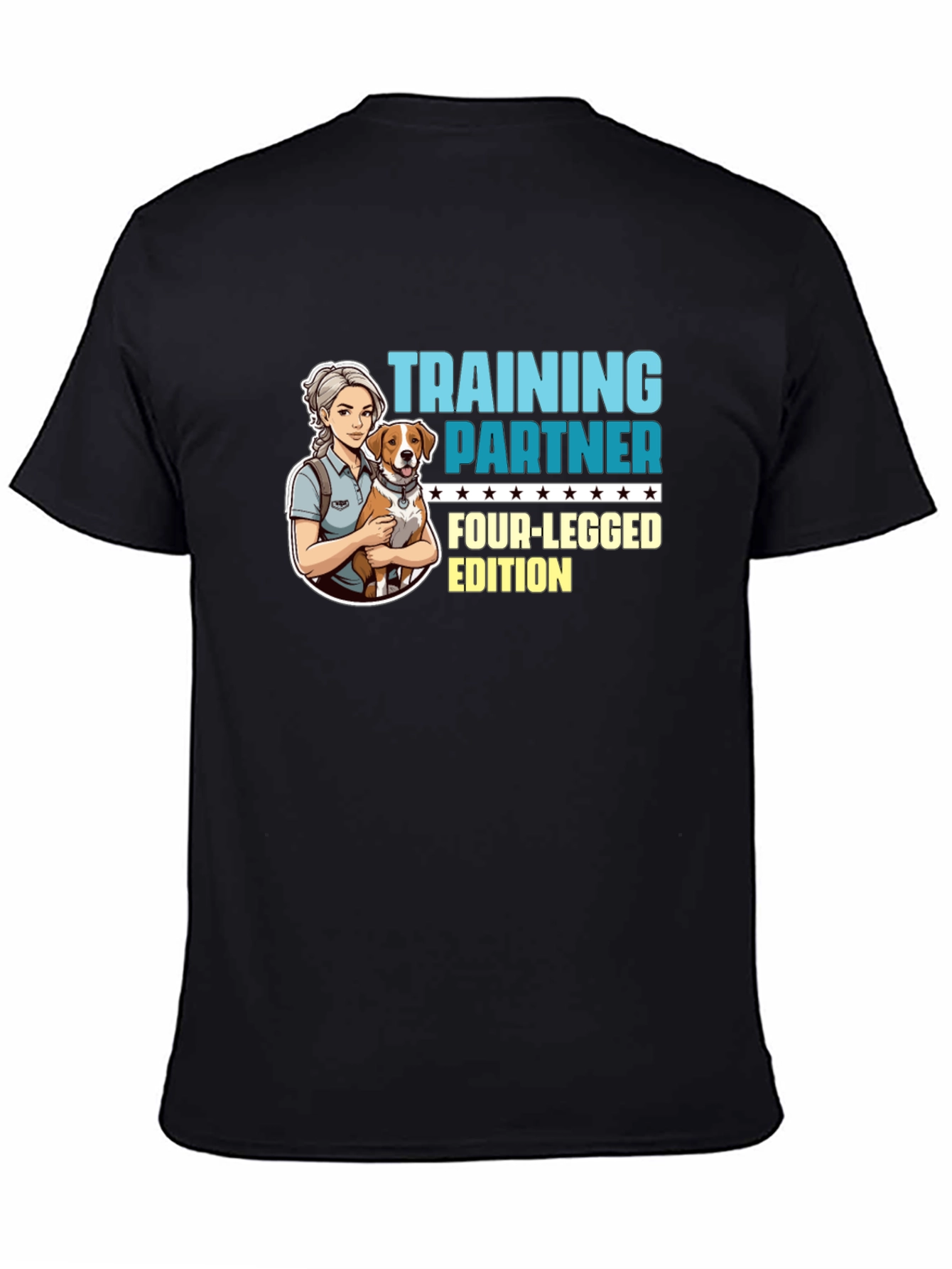 Black Training Partner Four-Legged Edition T-Shirt view 4
