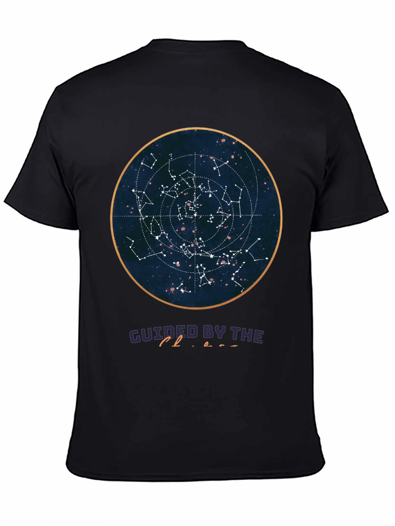 Black Celestial Constellation T-Shirt view 4