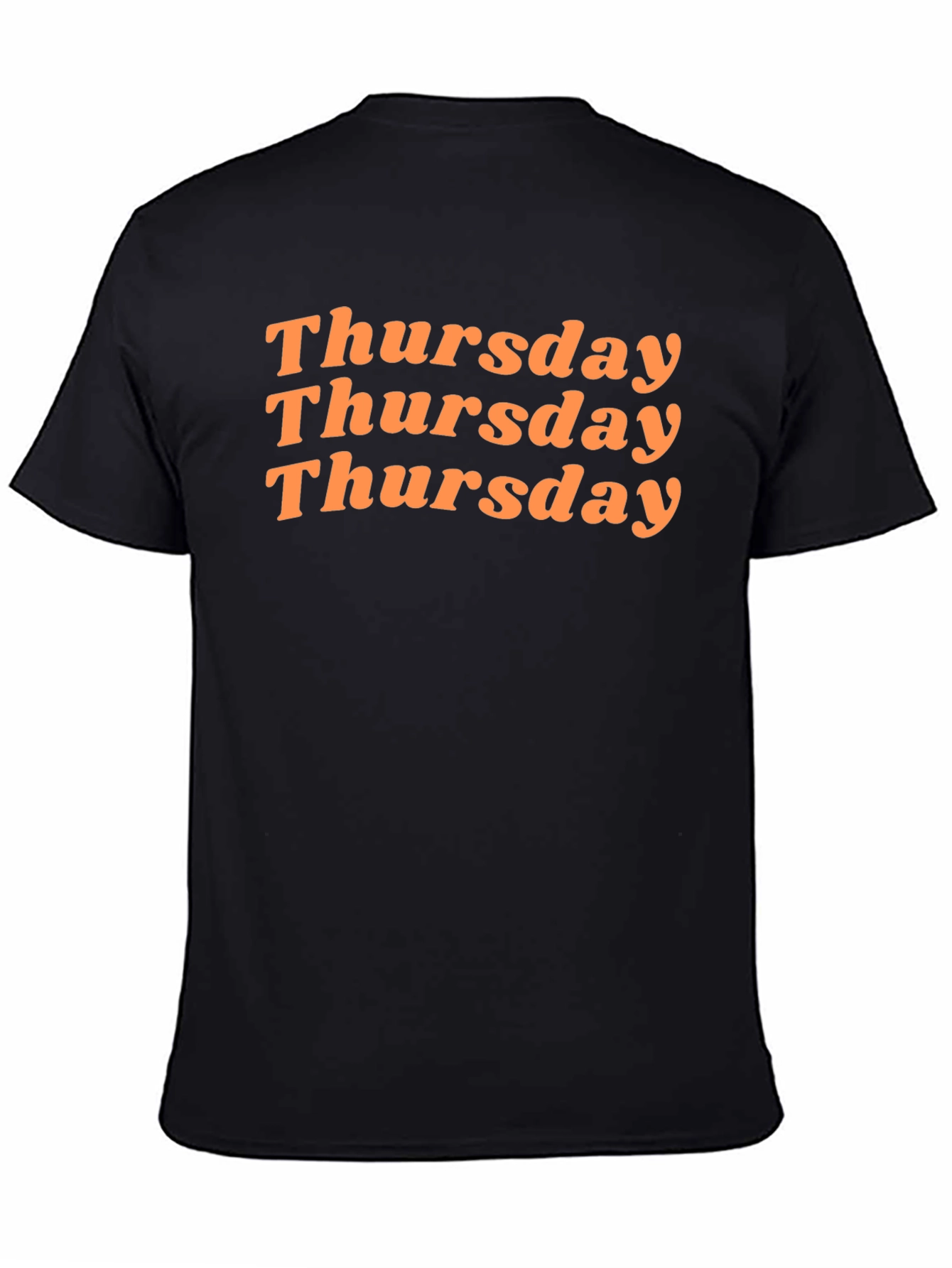 Black Thursday Graphic Tee - Black Cotton Blend view 4