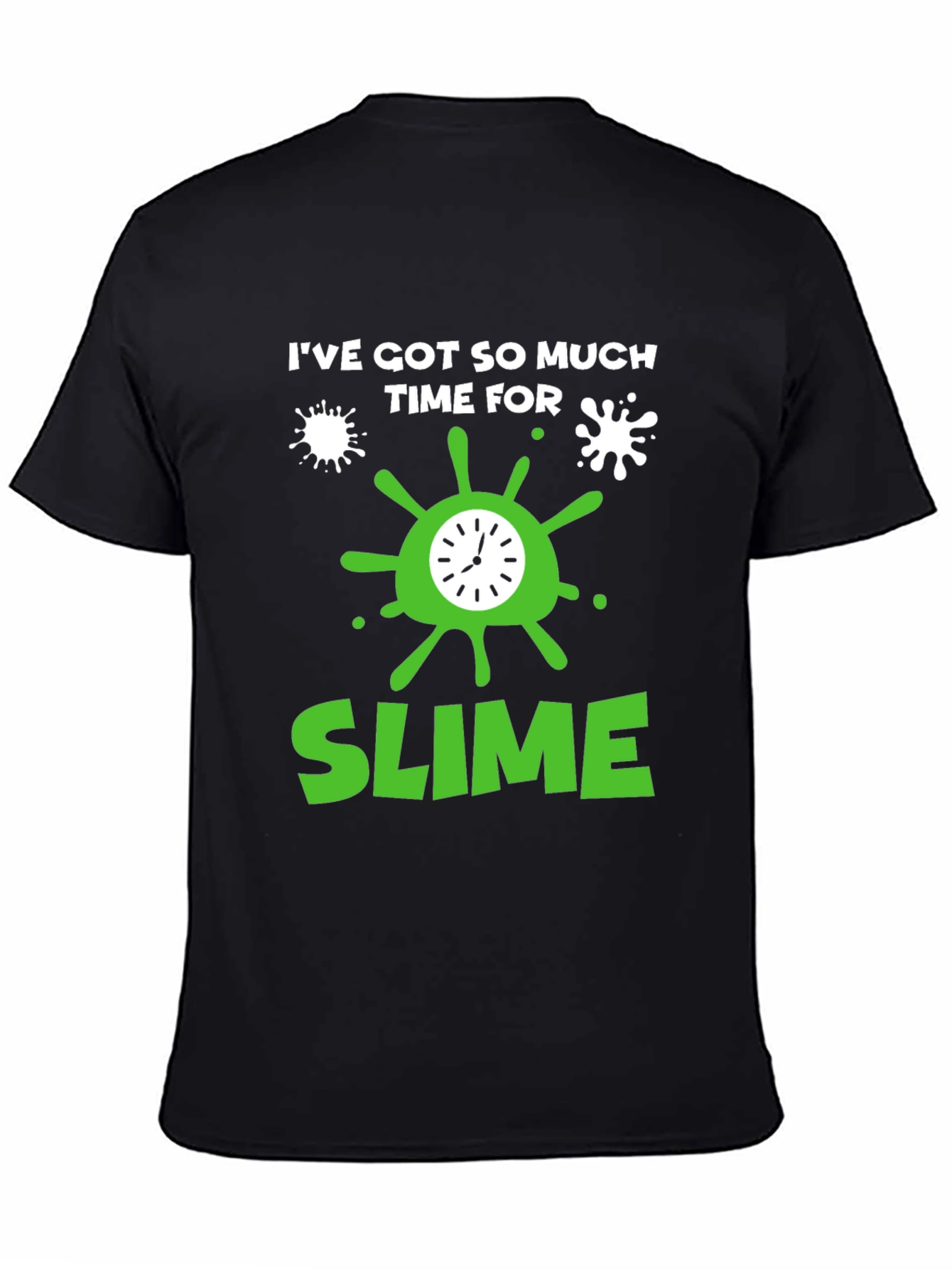 Black Time for Slime Black Graphic Tee view 4
