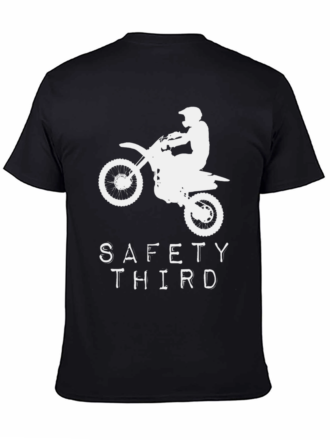 Black Safety Third Motocross T-Shirt view 4