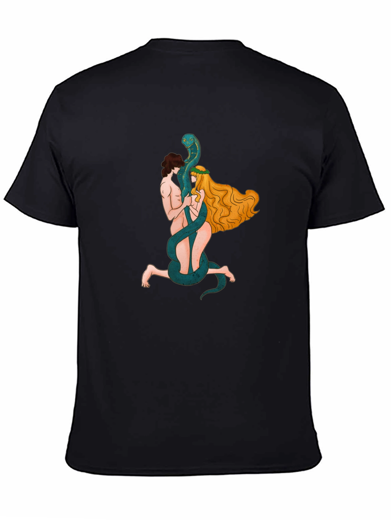 Black Adam and Eve Graphic Tee view 4
