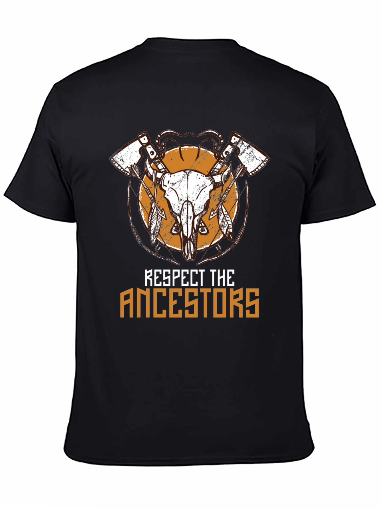 Black Respect The Ancestors Graphic Tee view 4