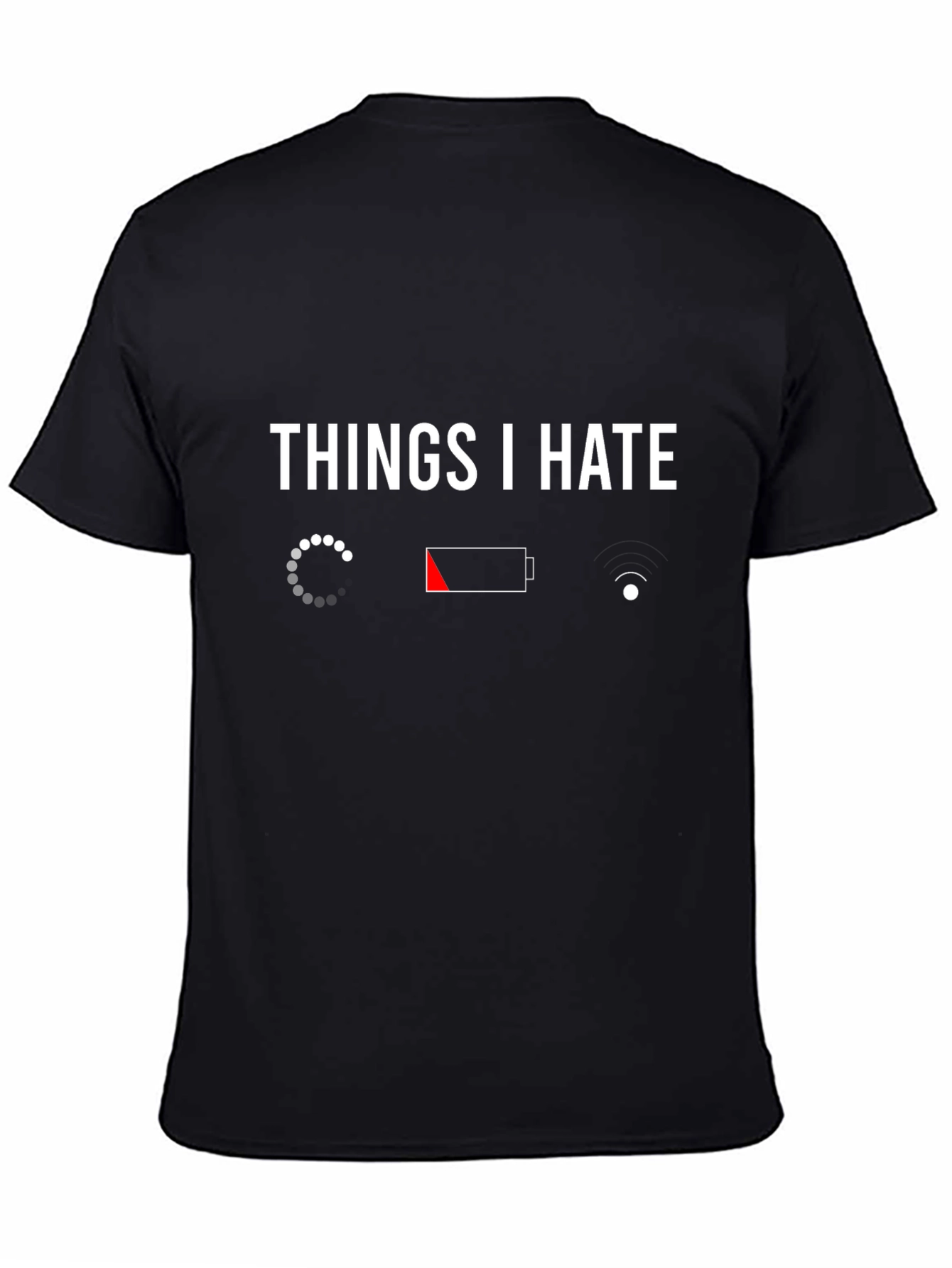 Black Things I Hate Black T-Shirt - Funny Graphic Tee view 4