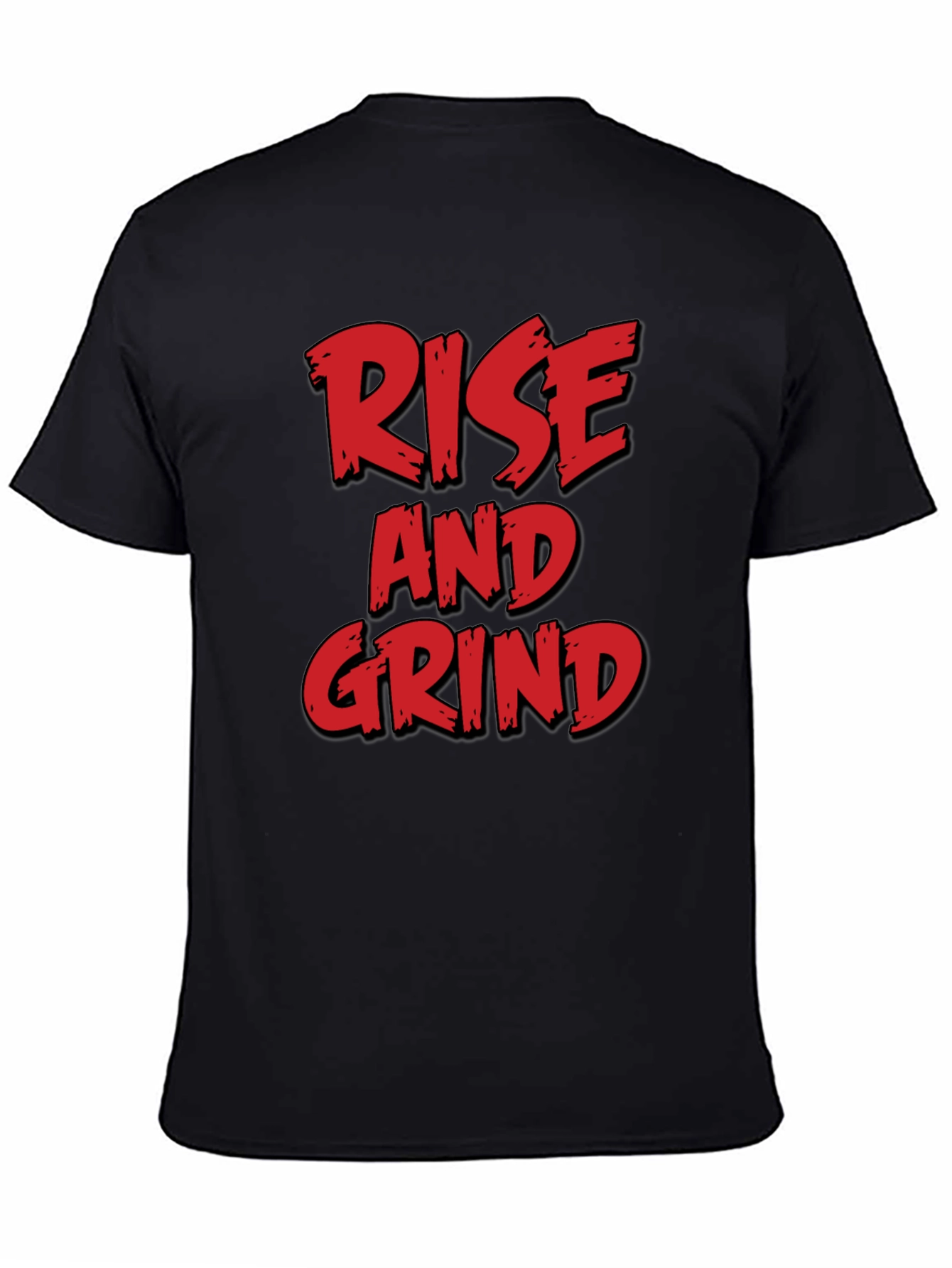 Black Rise and Grind Graphic Tee - Black T-Shirt view 4