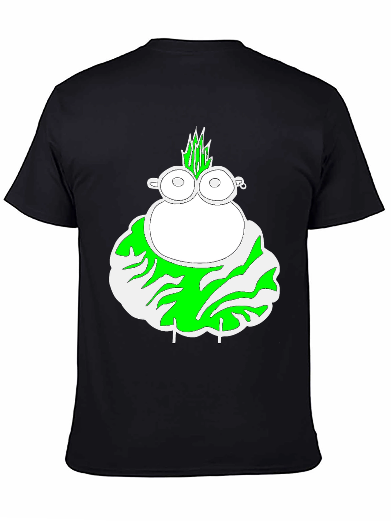 Black Funky Punk Chick T-Shirt - Black view 4