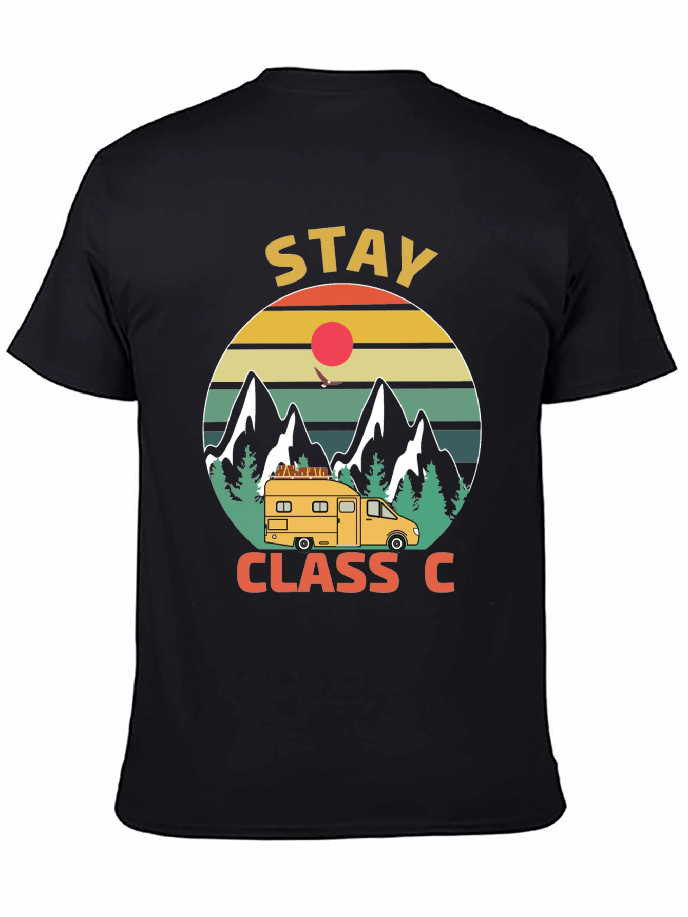 Stay Class C Camping T-Shirt - Mountain Adventure - 4
