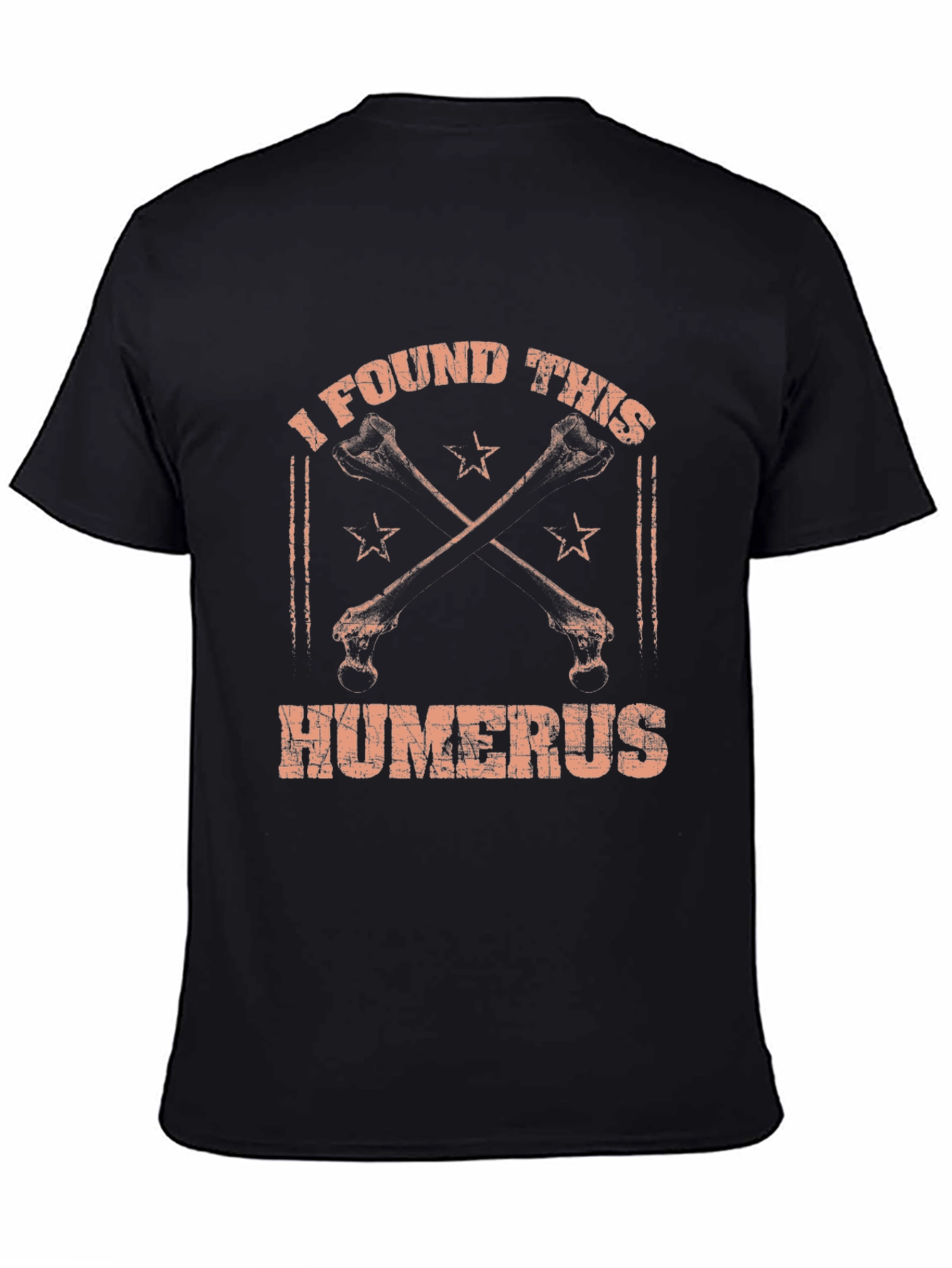 Black I Found This Humerus T-Shirt view 4