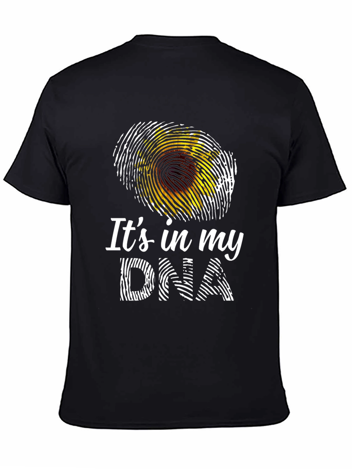 Black Sunflower DNA Graphic Tee - Unique Design! view 4