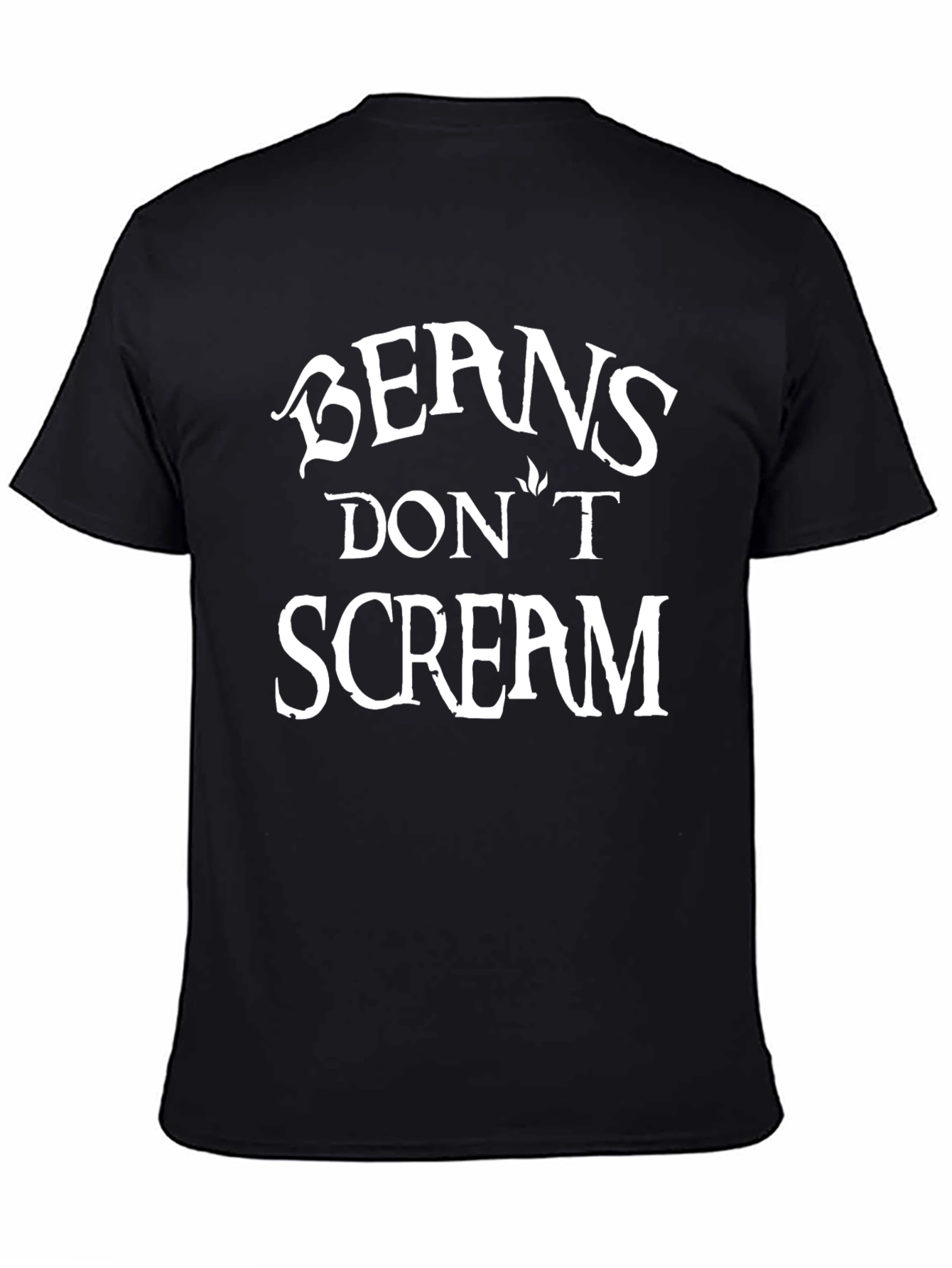 Black Beans Don't Scream Black T-Shirt Novelty Funny Sarcastic Graphic Tee view 4