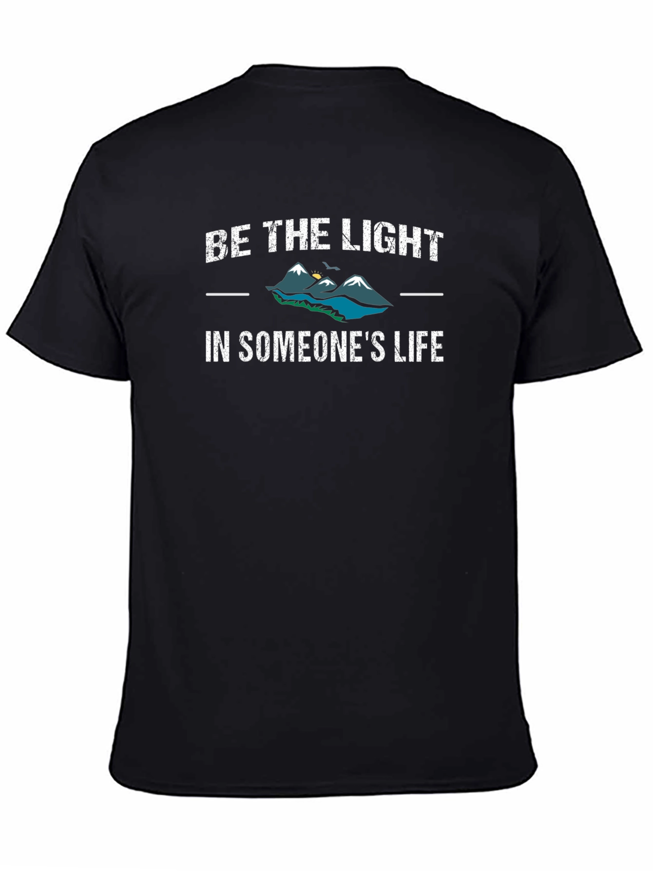Black Be The Light Graphic Tee - Black view 4