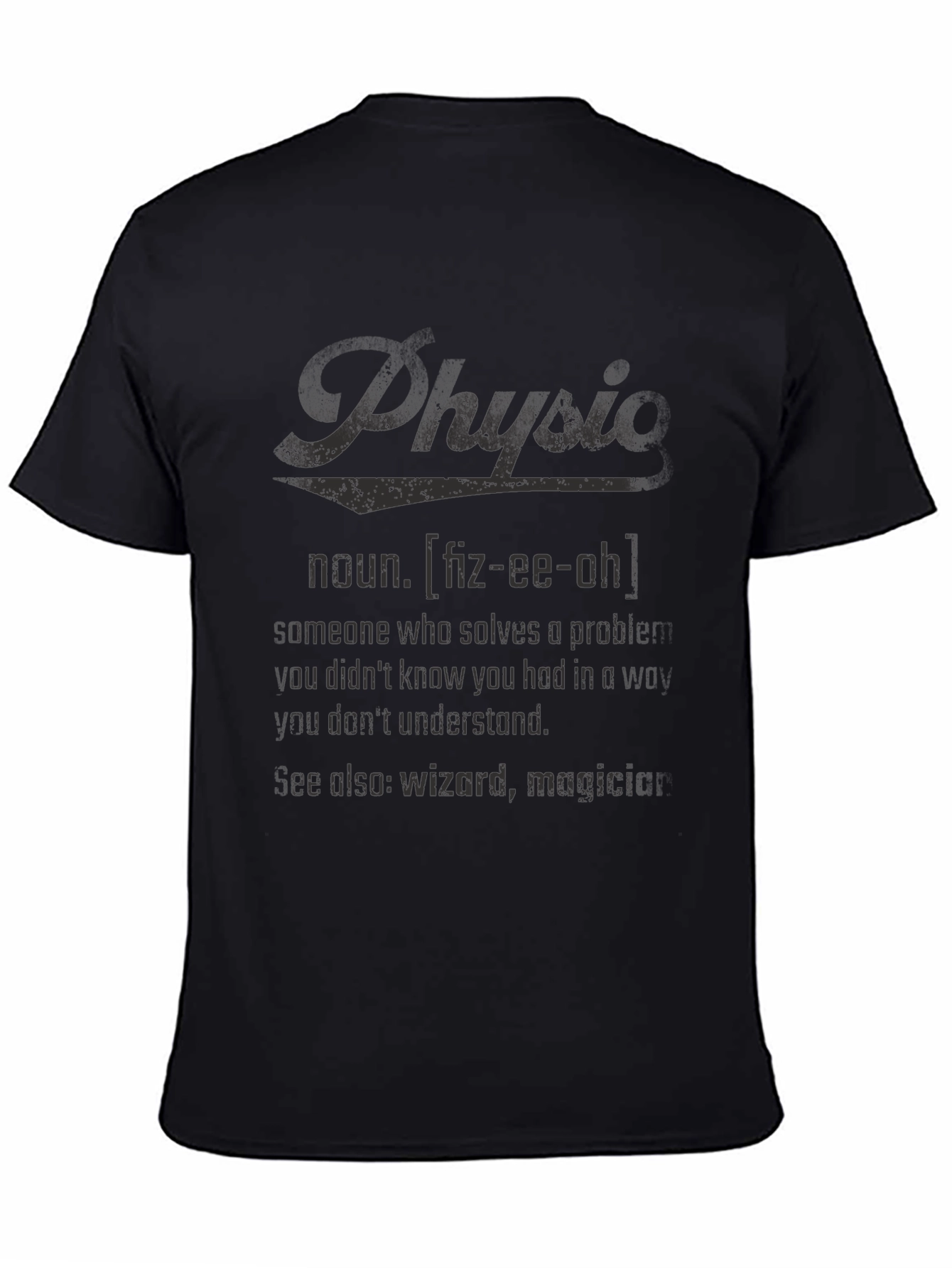 Black Physicist Definition T-Shirt view 4