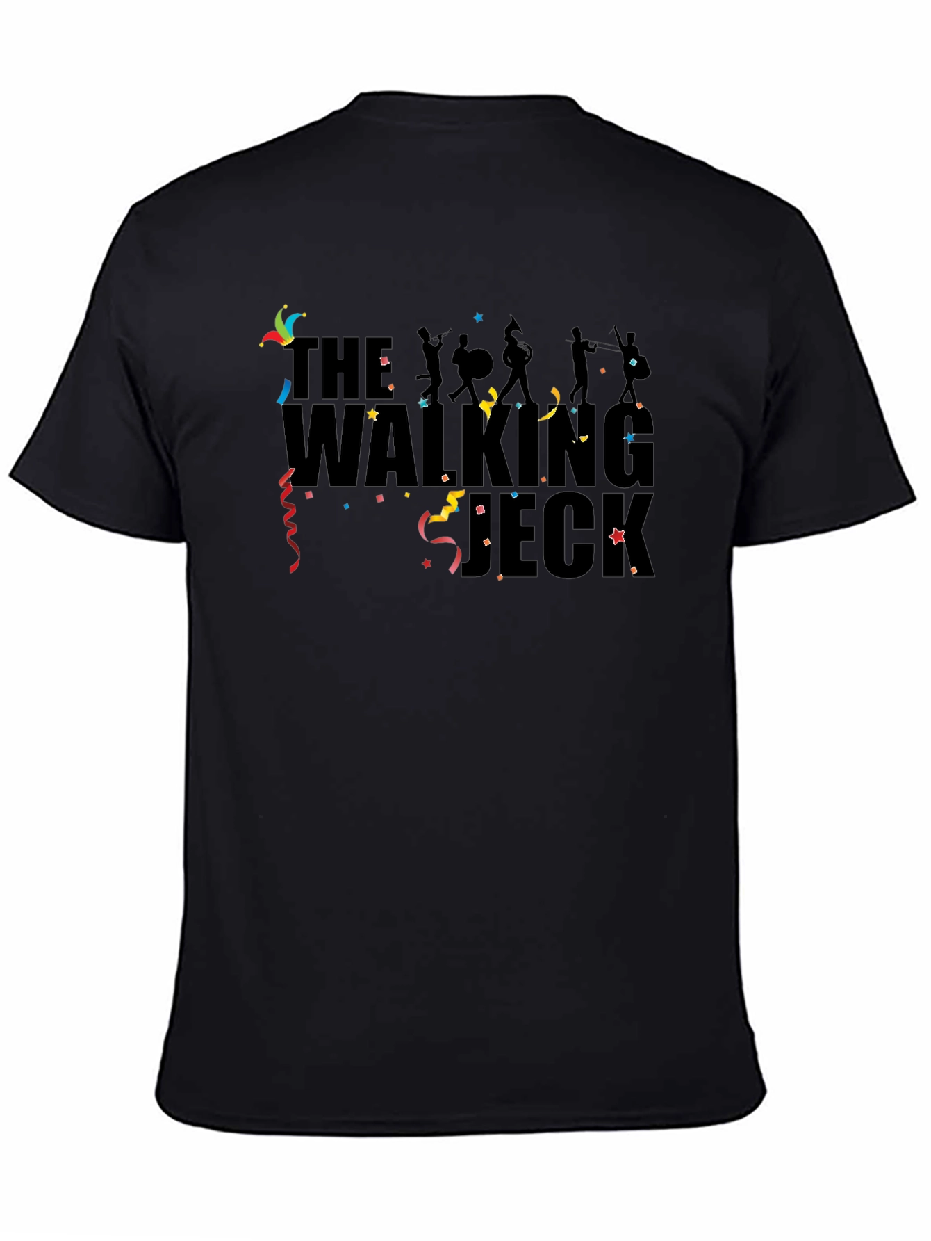 Black The Walking Deck Black T-Shirt view 4