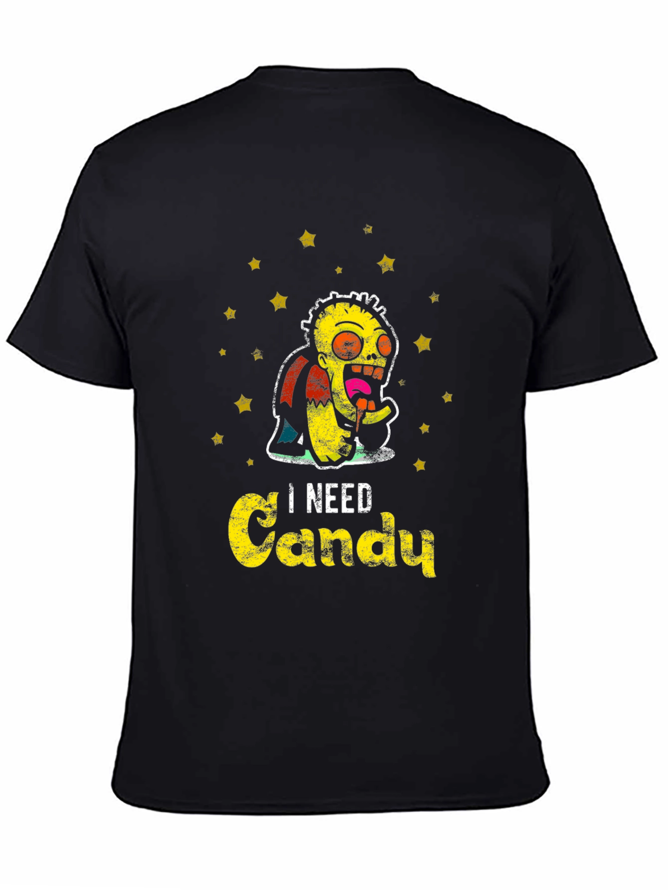 Zombie 'I Need Candy' Graphic T-Shirt - 4