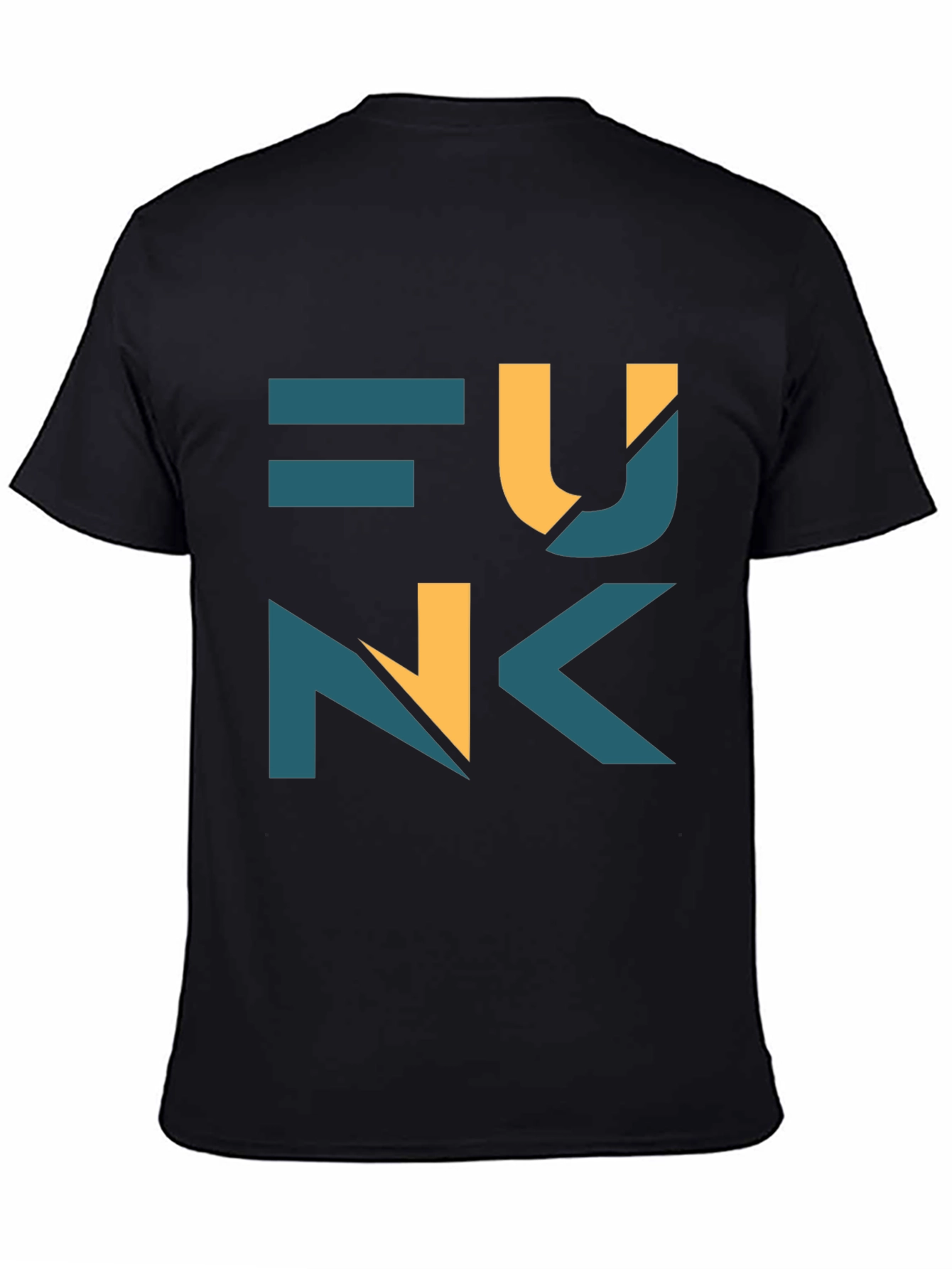 Black Funk Graphic Print Black T-Shirt view 4