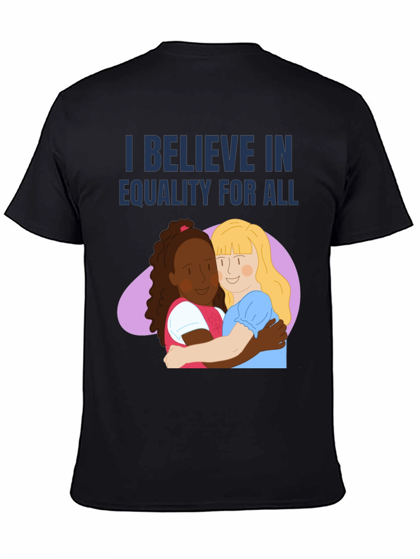 Black Equality for All Graphic Tee view 4