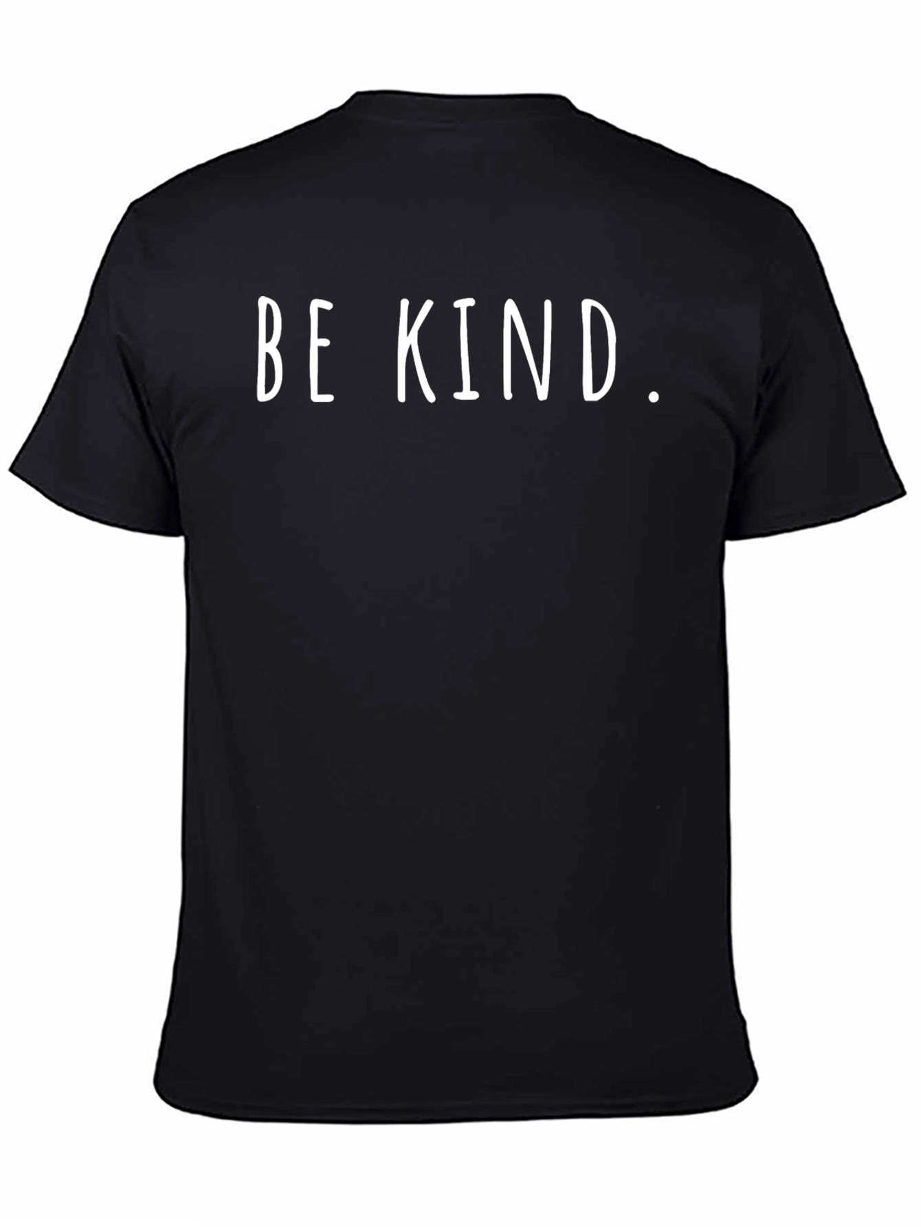 Black Be Kind Graphic Tee - Soft Black T-Shirt view 4