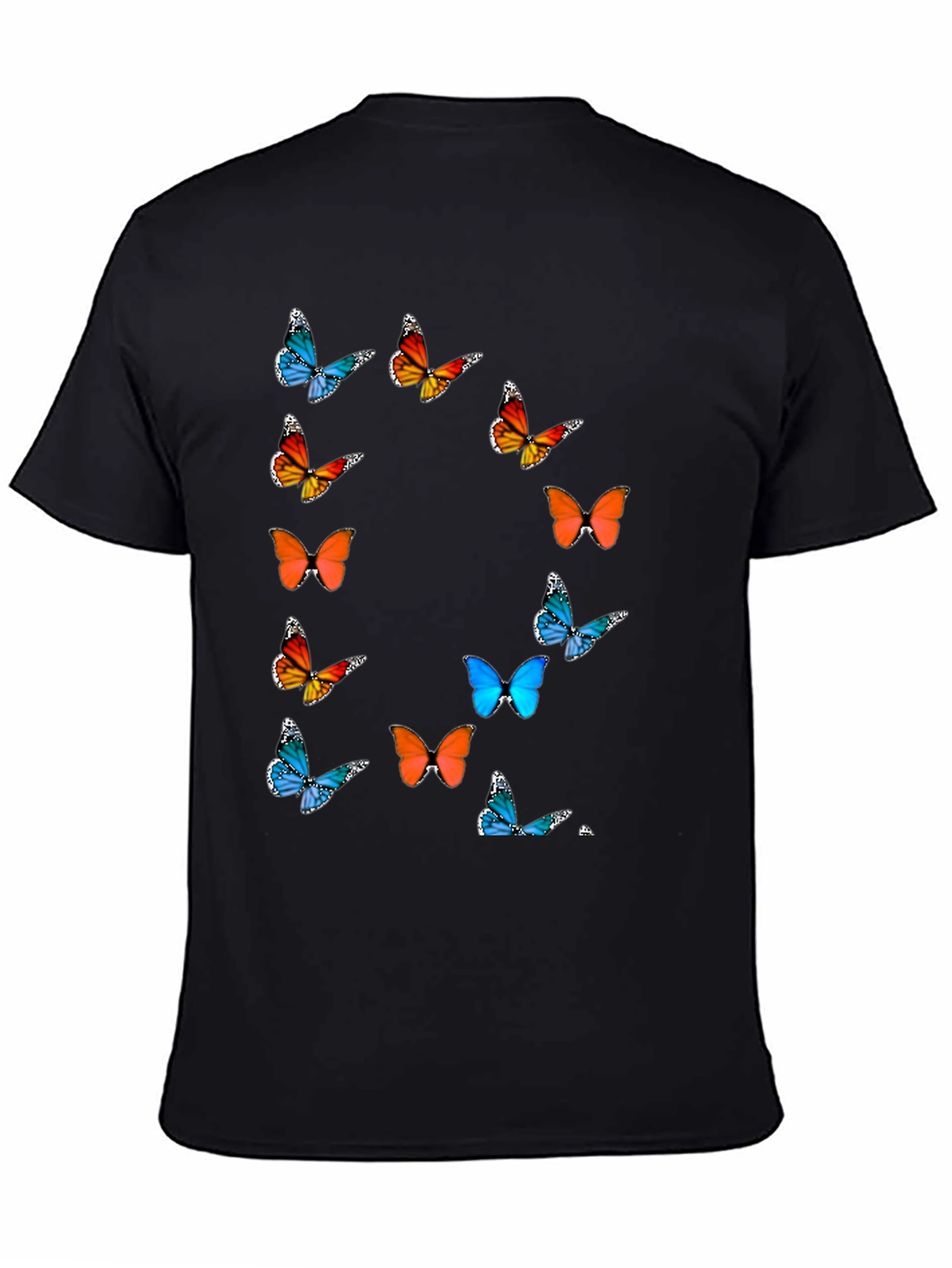 Black Butterfly Graphic T-Shirt - Stylish & Comfortable view 4