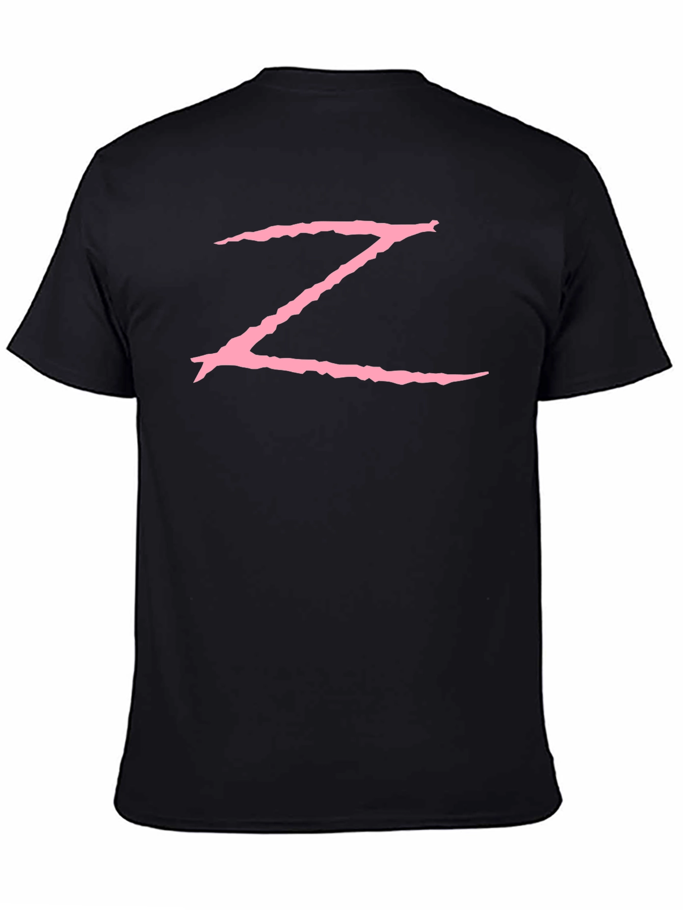 Black Pink Z Graphic Black Tee view 4