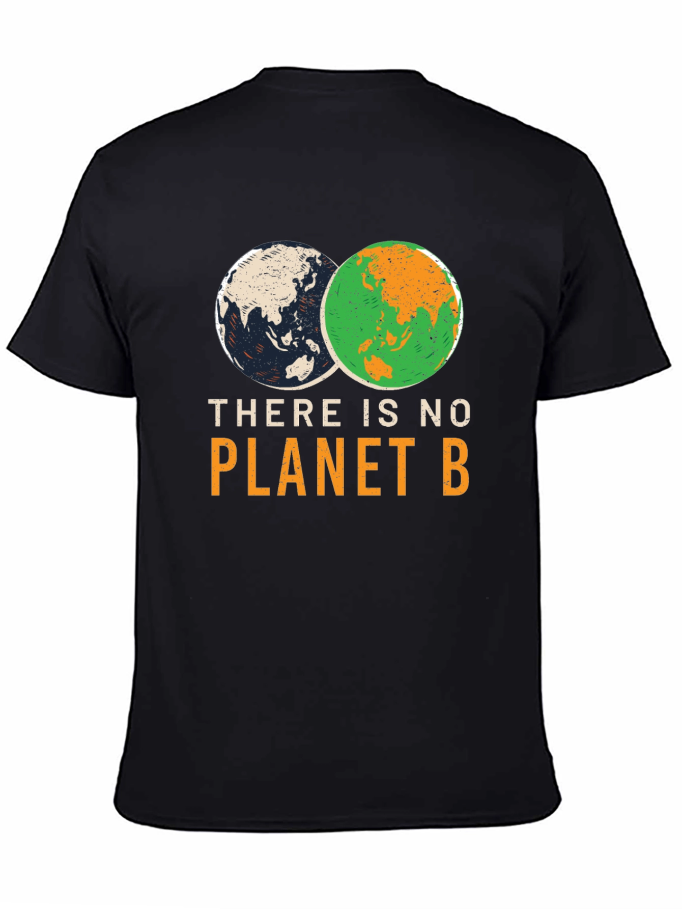 Black There Is No Planet B Graphic T-Shirt view 4