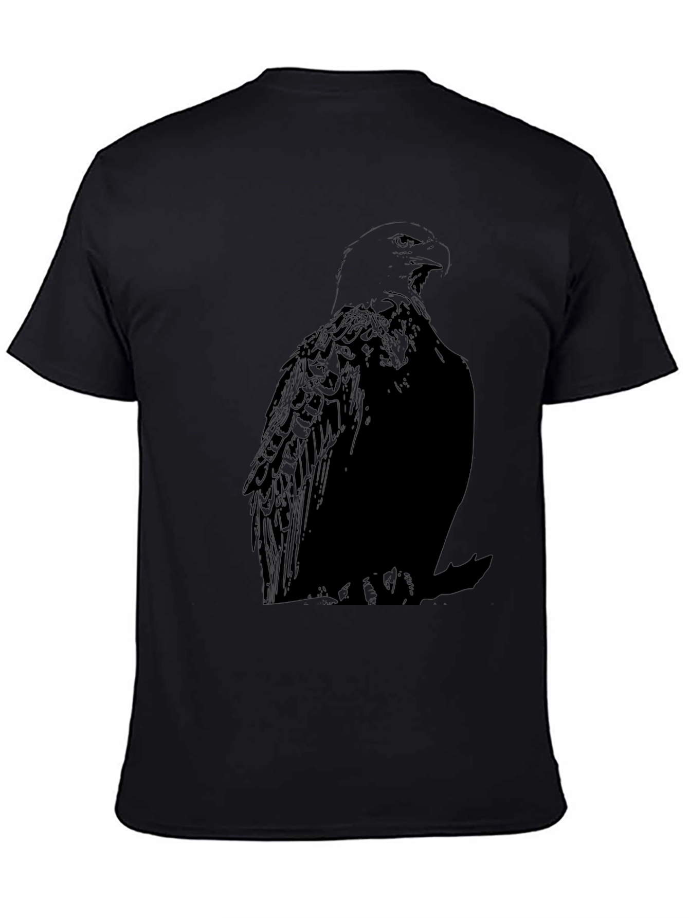 Black Black Eagle Graphic Tee - Men's Style view 4
