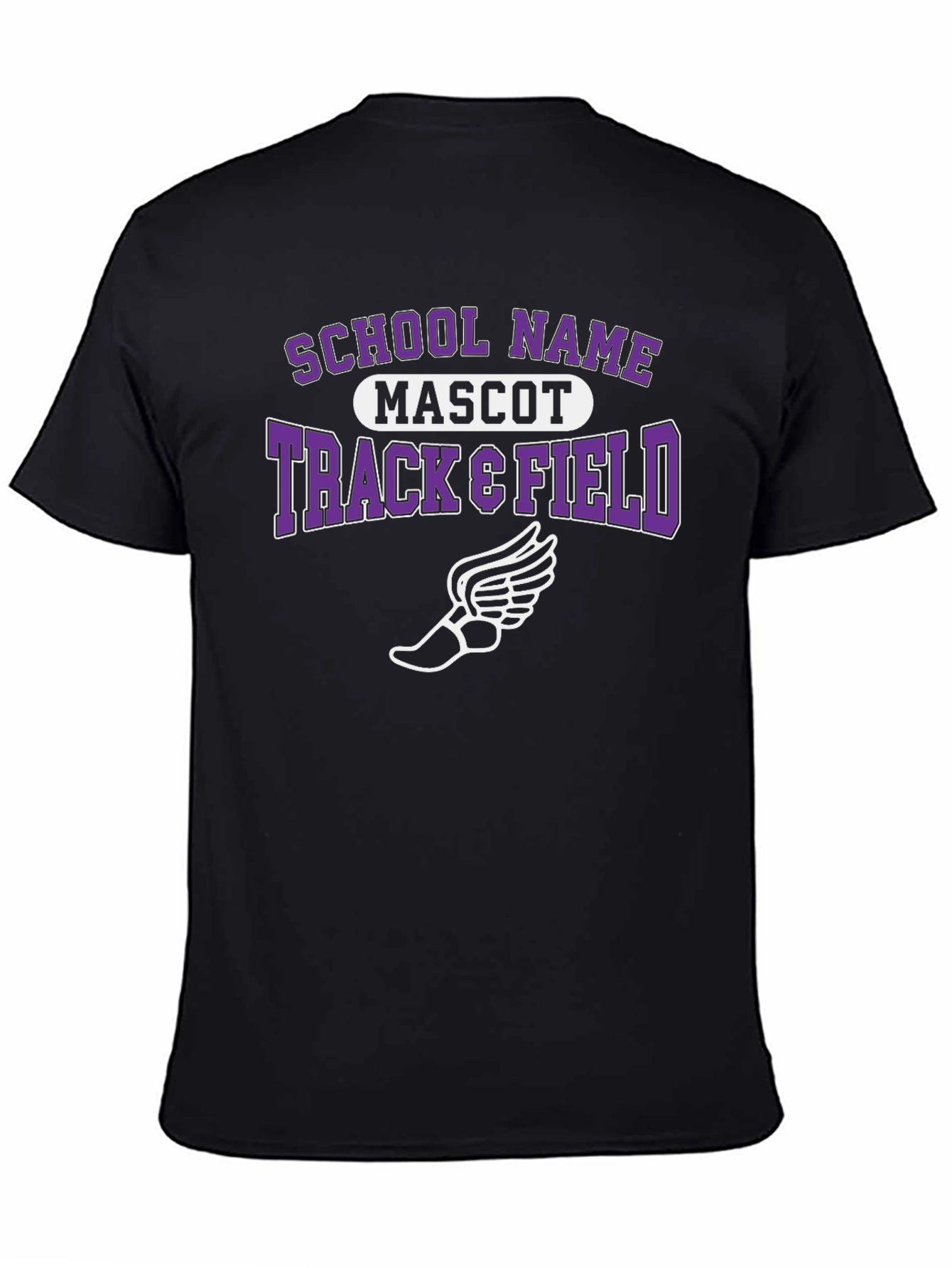 Track & Field T-Shirt - School Mascot Tee - 4