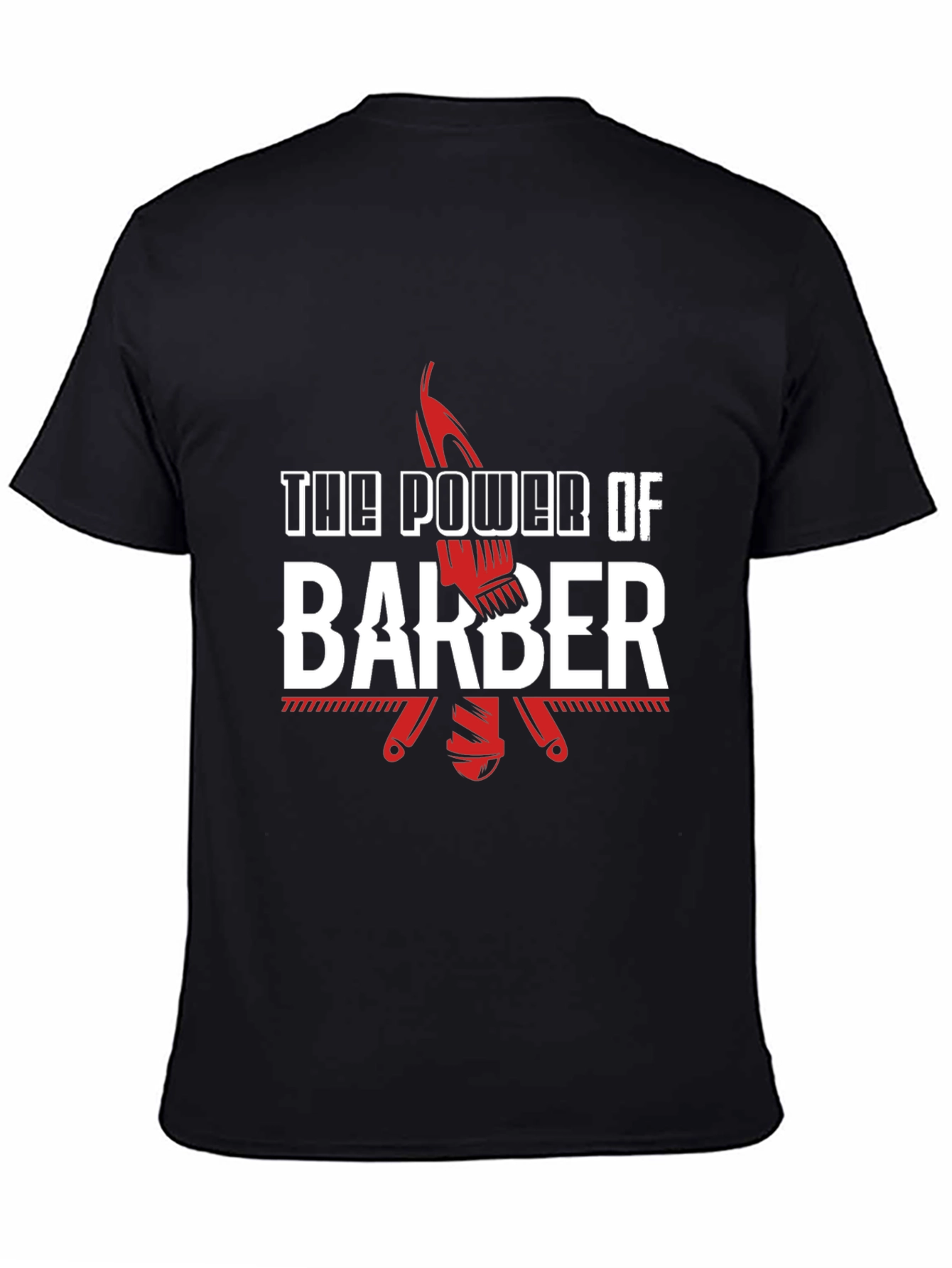 The Power of Barber T-Shirt - Stylish Graphic Tee - 4