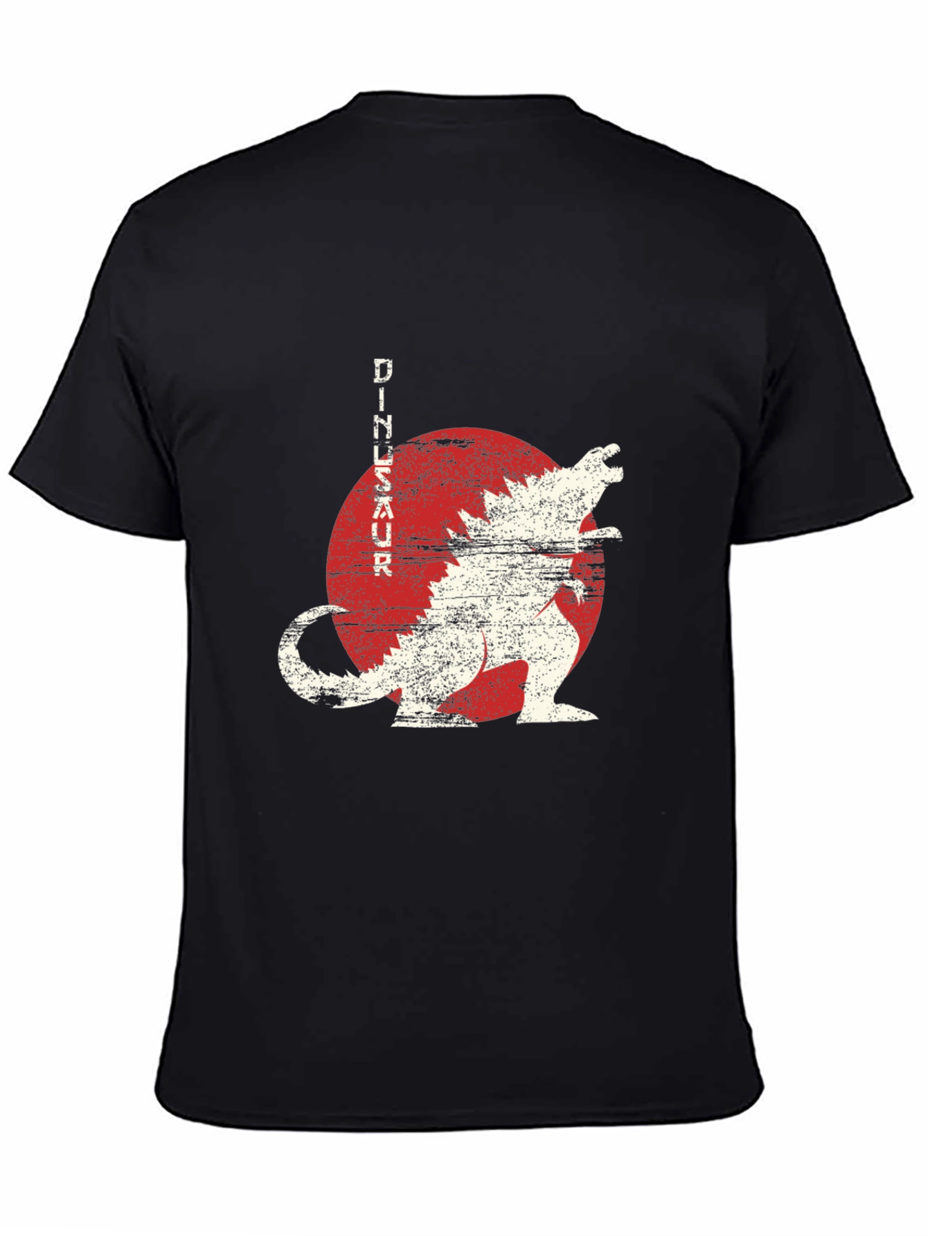 Black Dinosaur Graphic Tee - Japanese Style view 4