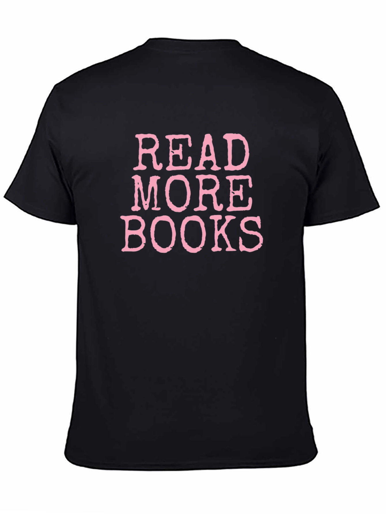 Black Read More Books Black T-Shirt view 4
