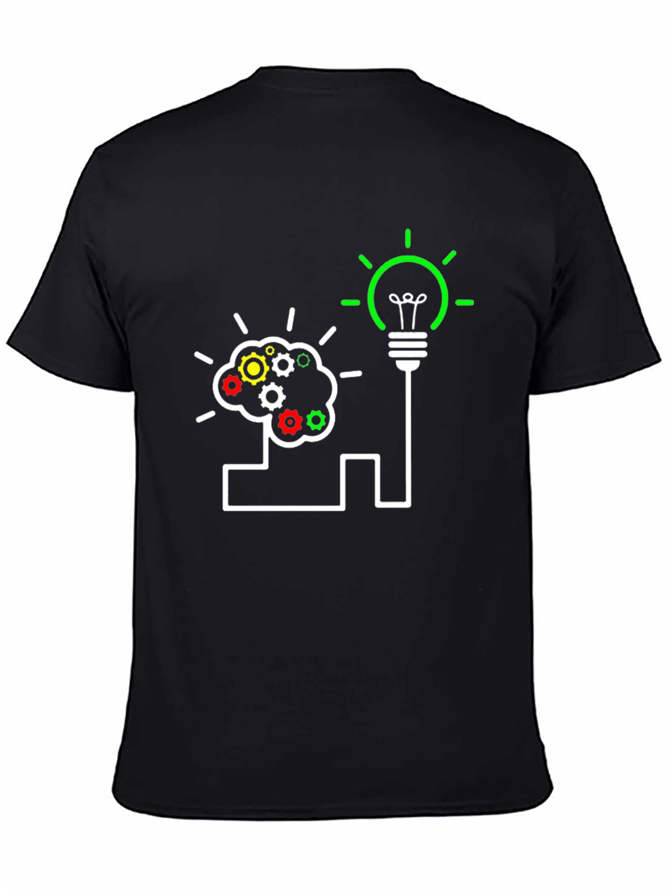 Black Brainstorming Idea T-Shirt view 4