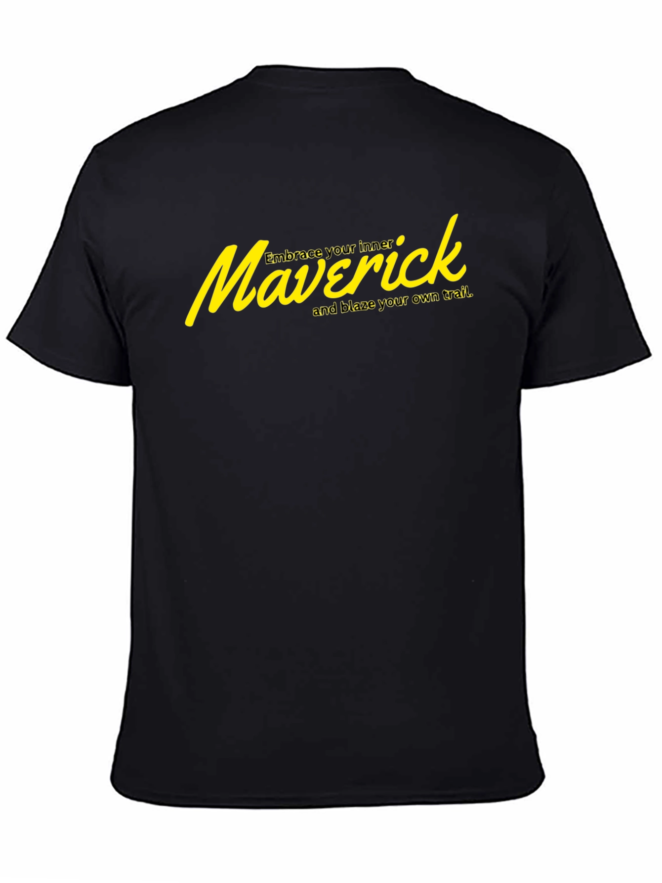 Black Maverick Graphic Tee - Embrace Your Inner Trailblazer view 4