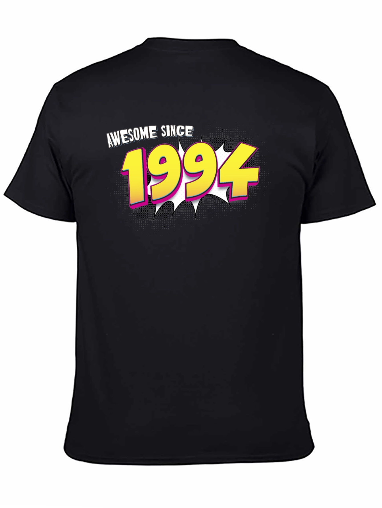 Black Awesome Since 1994 Black T-Shirt view 4