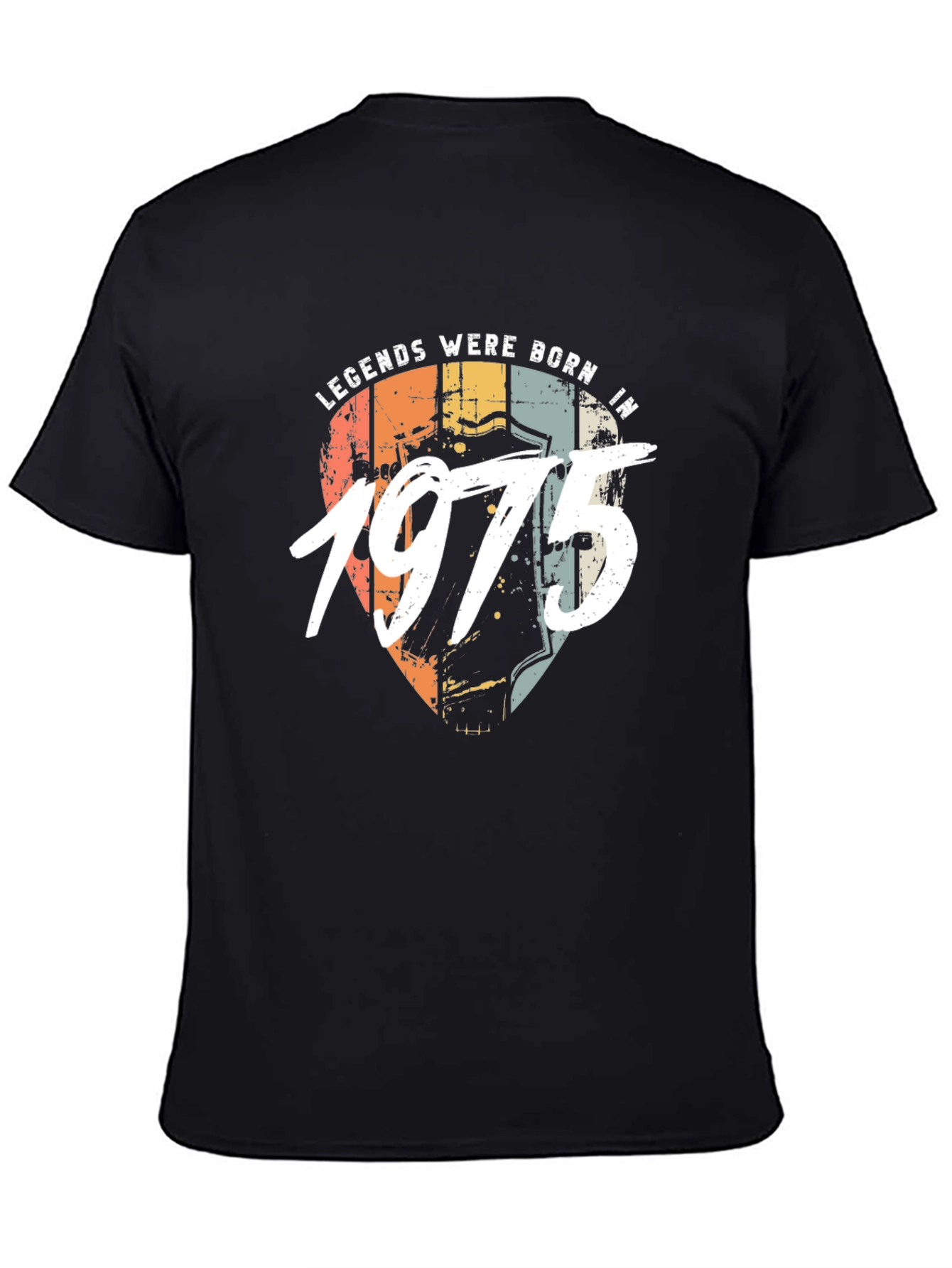 Black Legends Born in 1975 T-Shirt view 4