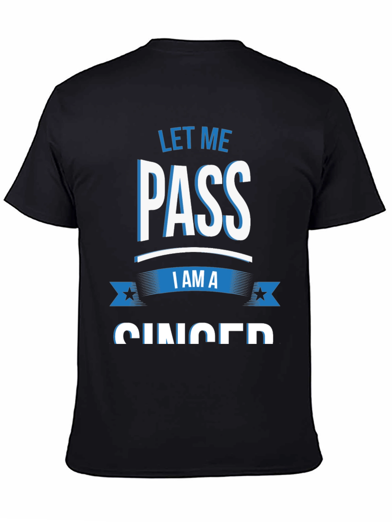 Black Let Me Pass I Am A Ginger T-Shirt view 4