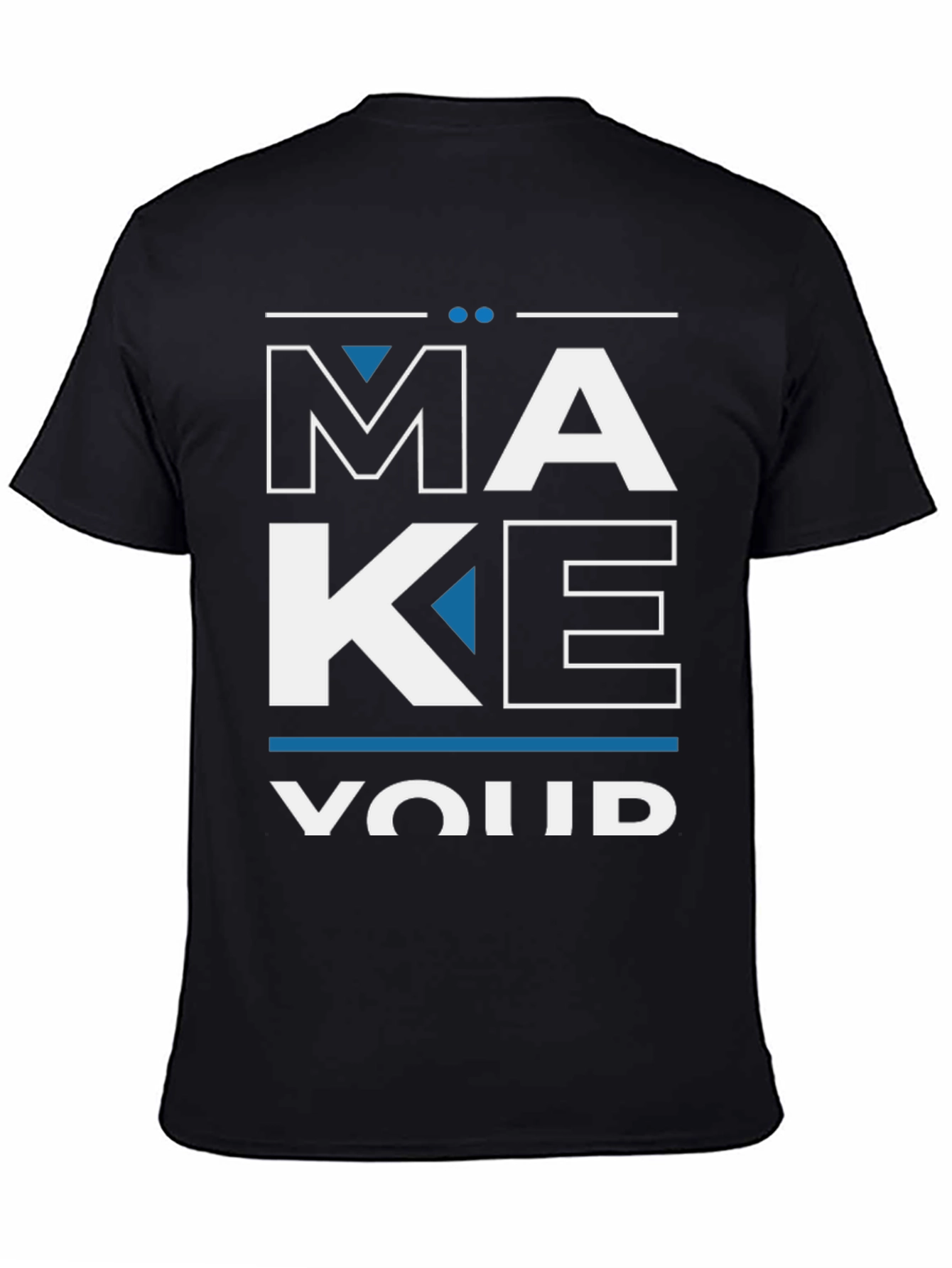 Black Make Your Mark Graphic Tee - Men's Black T-Shirt view 4